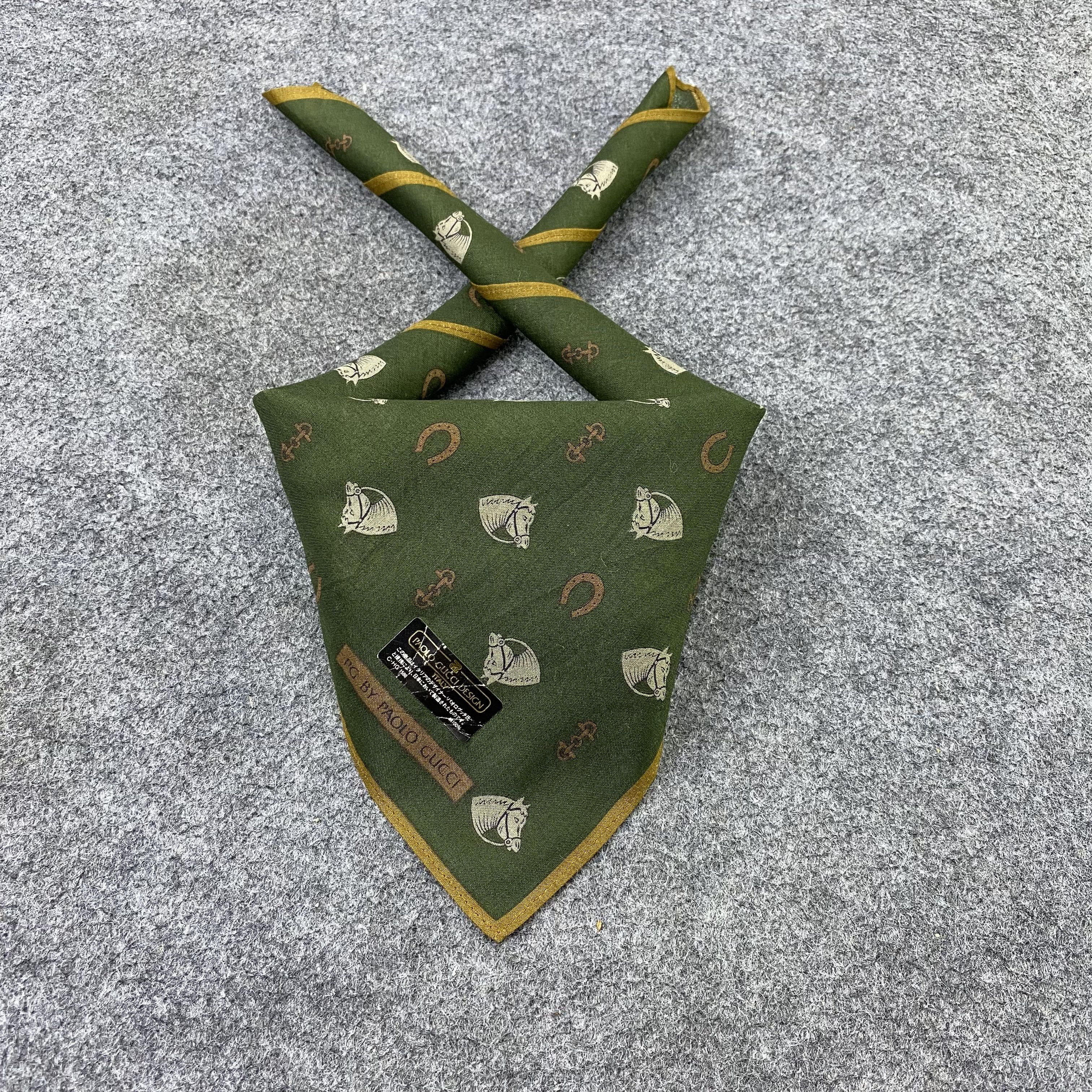 Paolo Gucci Paolo Gucci Handkerchief / Bandana / Neckerchief-B1515 Size ONE SIZE - 2 Thumbnail