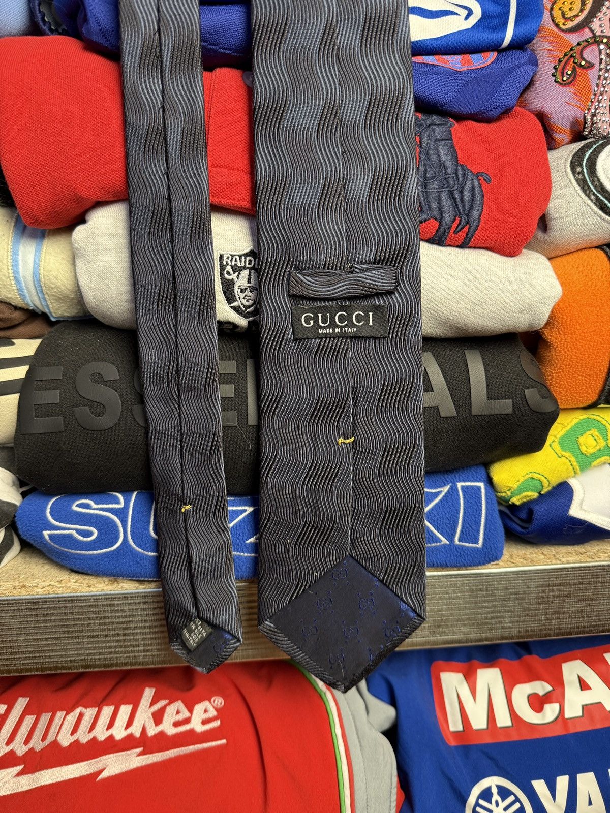 Gucci Vintage Gucci silk tie Size ONE SIZE - 6 Thumbnail