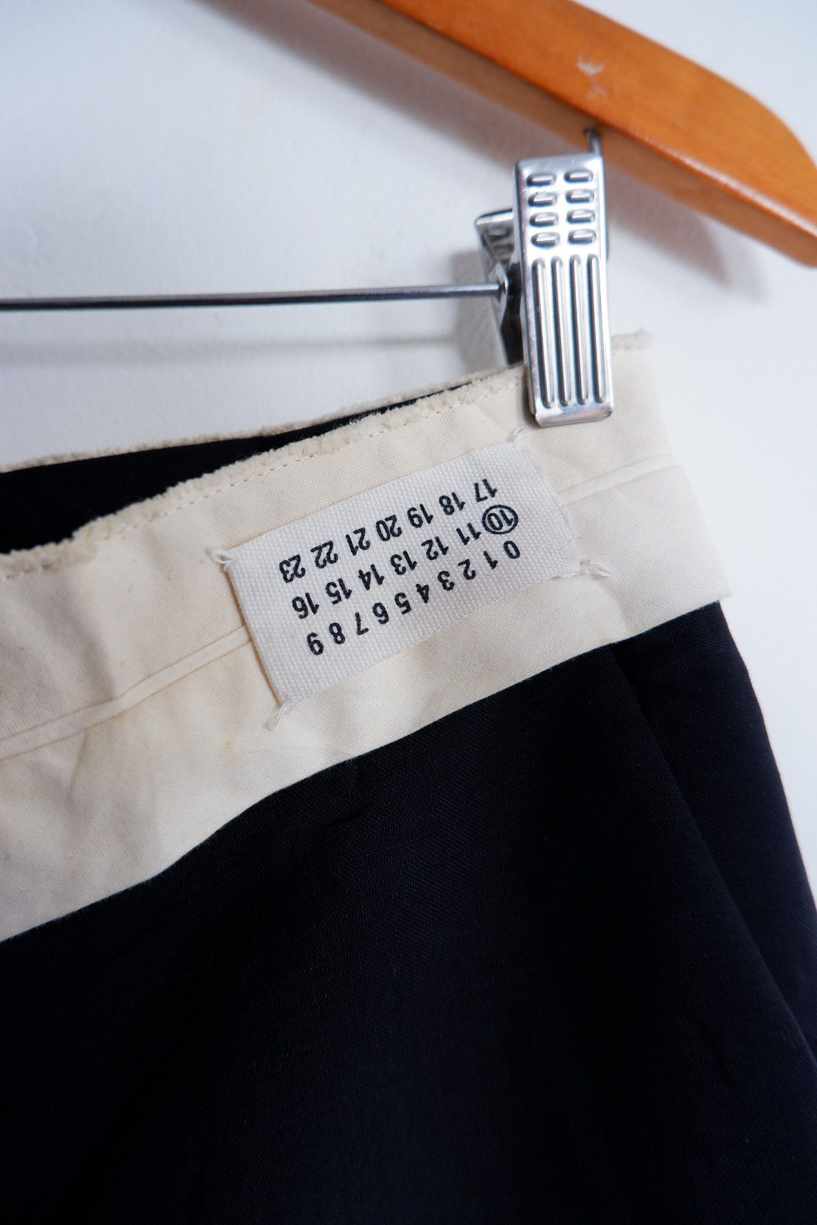 Maison Margiela Inside Out Wool Mohair Straight Pants Size US 30 / EU 46 - 4 Thumbnail
