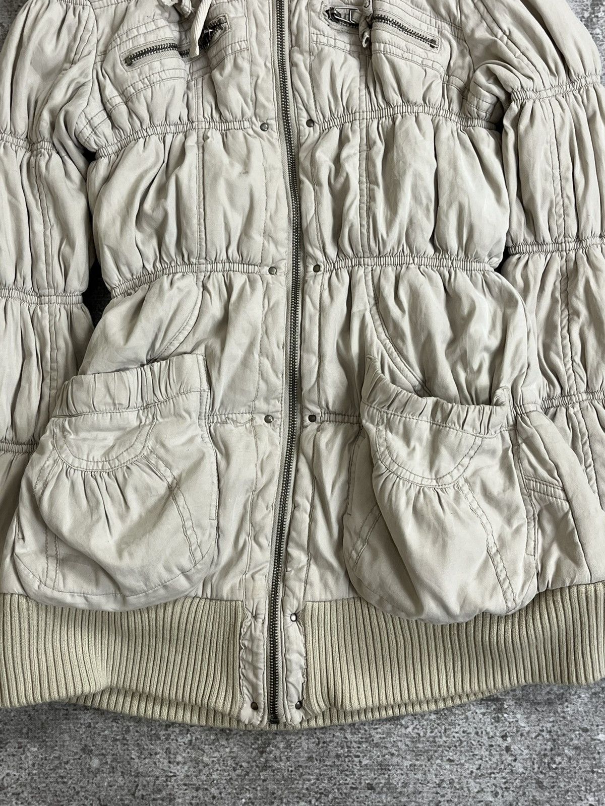 If Six Was Nine 2000s TBJ Nearby Puffer Zip Hoodie Size M / US 6-8 / IT 42-44 - 5 Thumbnail