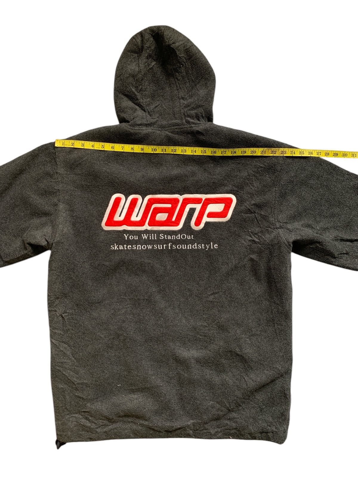 Japanese Brand Rare Design Vintage Warp Complete Streetwear Fleece Jackets Size US L / EU 52-54 / 3 - 12 Thumbnail