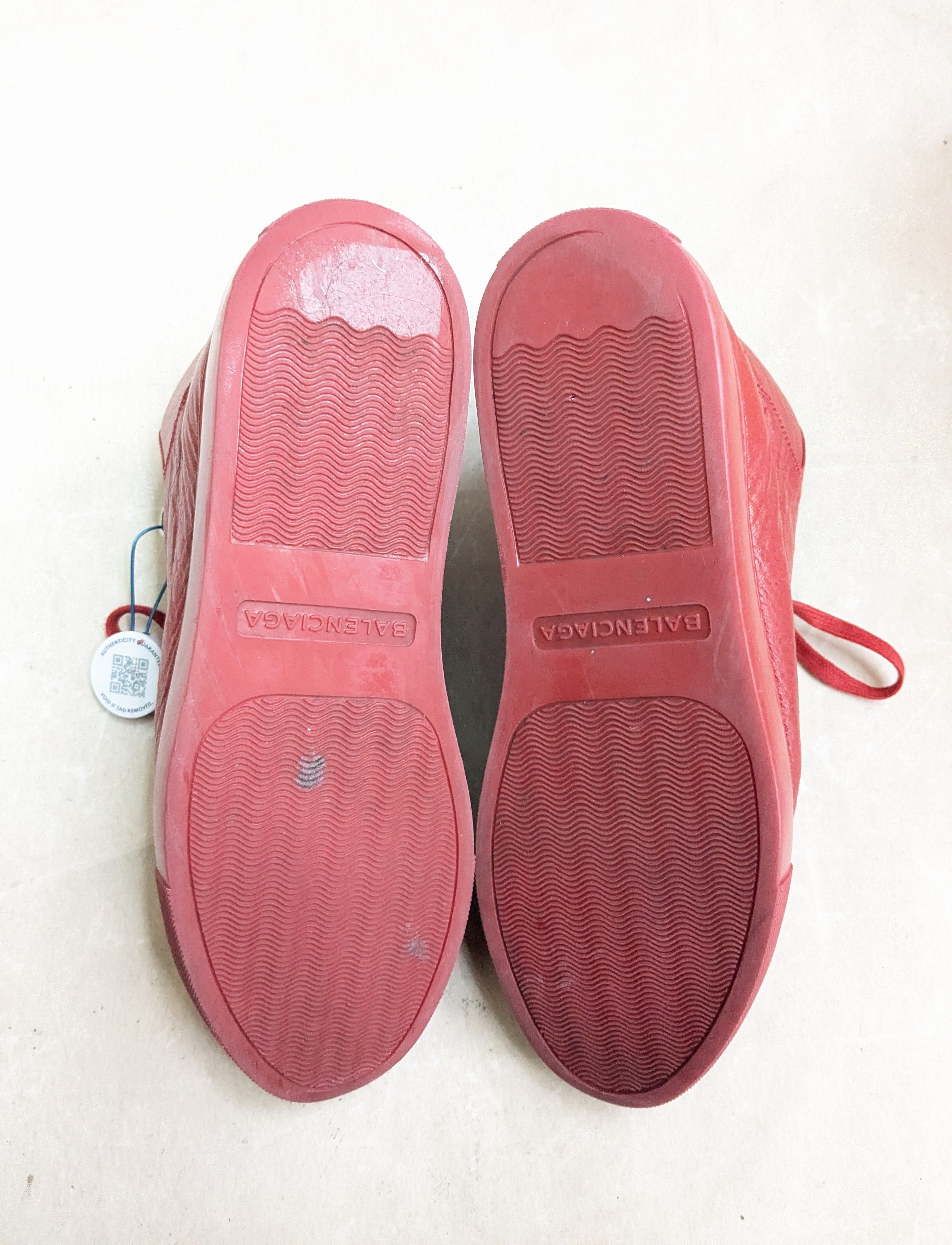 Balenciaga Balenciaga Arena Sneakers Red 10 High Tops Size US 10 / EU 43 - 13 Thumbnail