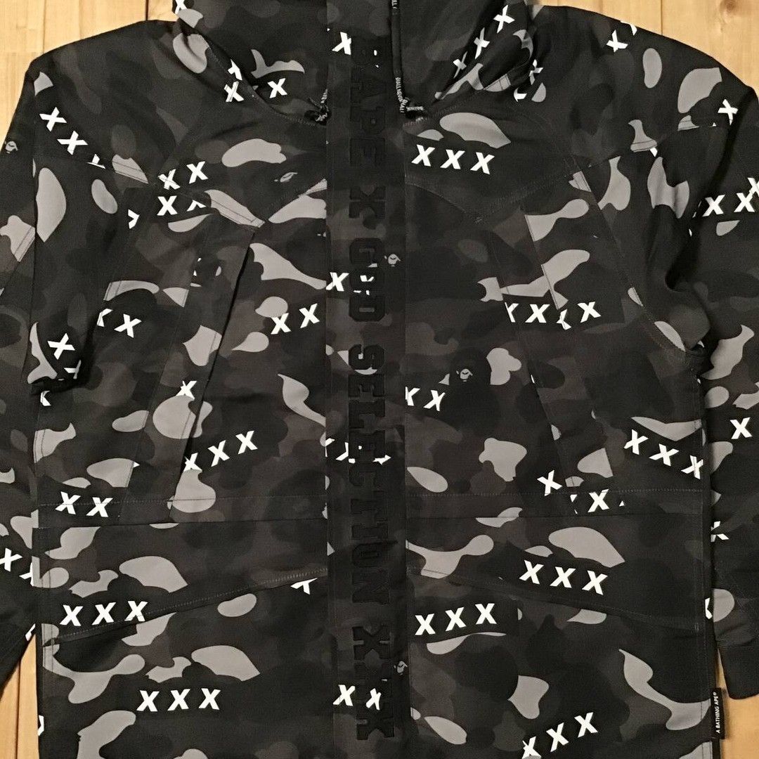Bape × Japanese Brand GOD SELECTION XXX × BAPE camo hoodie Snowboard Jacket APE Size US M / EU 48-50 / 2 - 2 Thumbnail