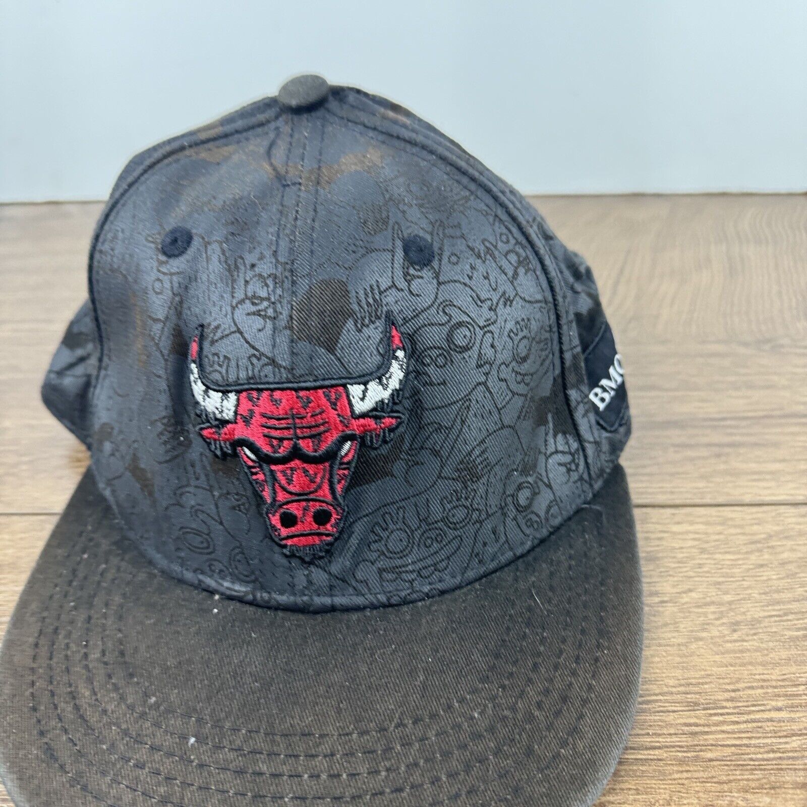 Other Chicago Bulls Snapback Hat Black Hat Adjustable Adult Size H Size ONE SIZE - 6 Thumbnail