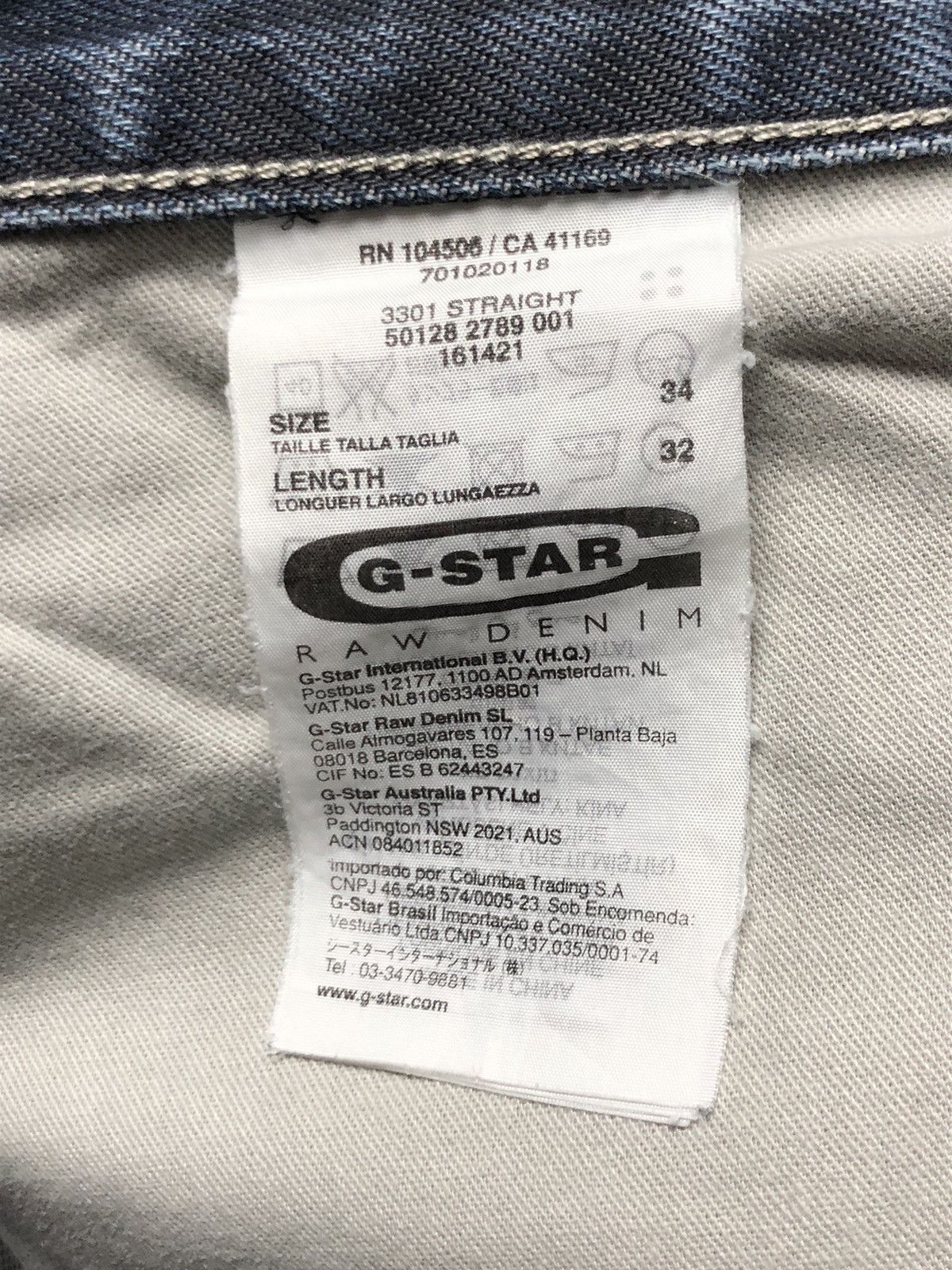G-Star BIG BOY G STAR RAW BAGGY JAPANESE STYLE OPIUM Y2K Size US 34 / EU 50 - 13 Thumbnail