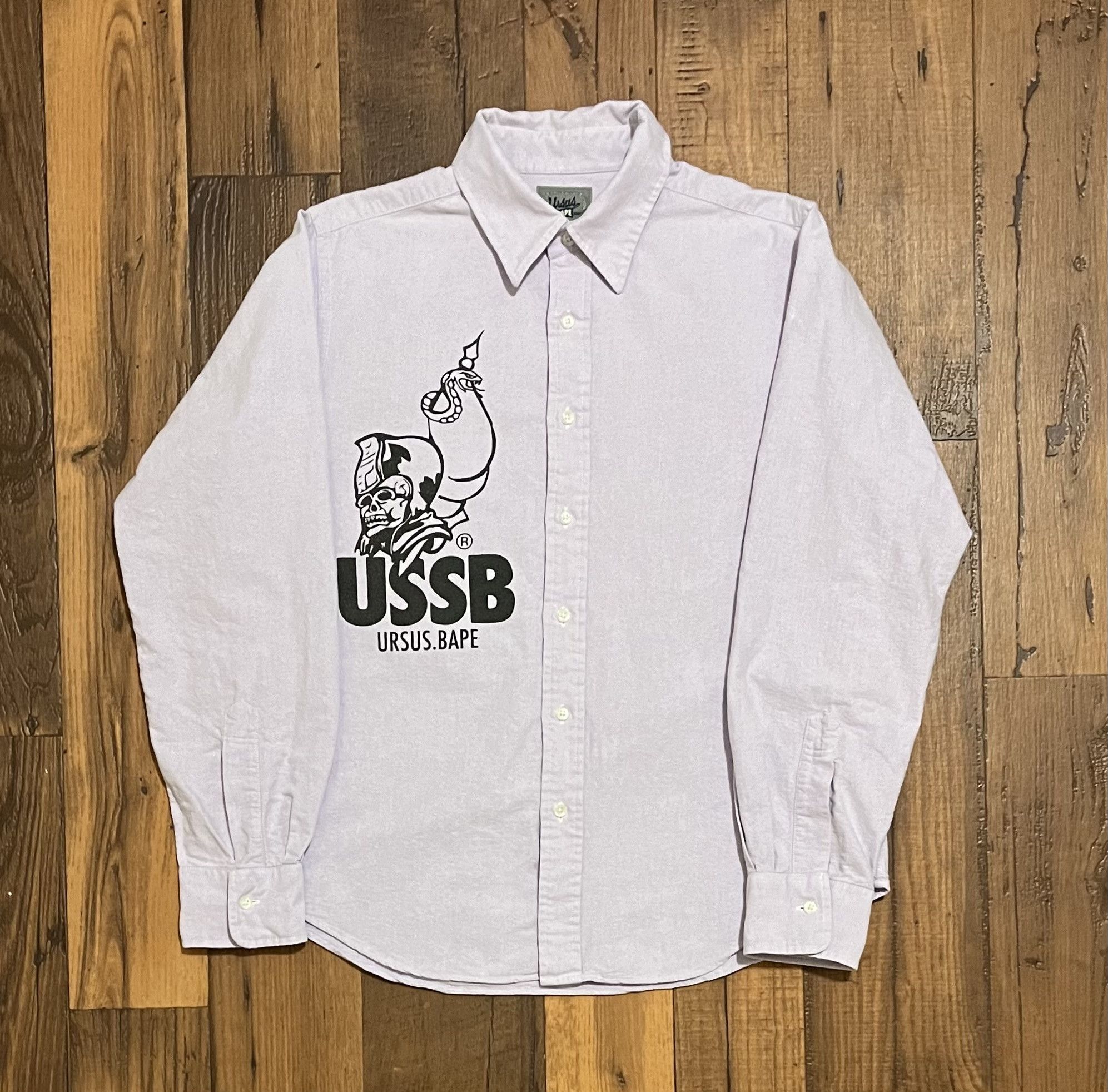 Bape Bape Swarovski long sleeve button up shirt Size US M / EU 48-50 / 2 - 1 Thumbnail