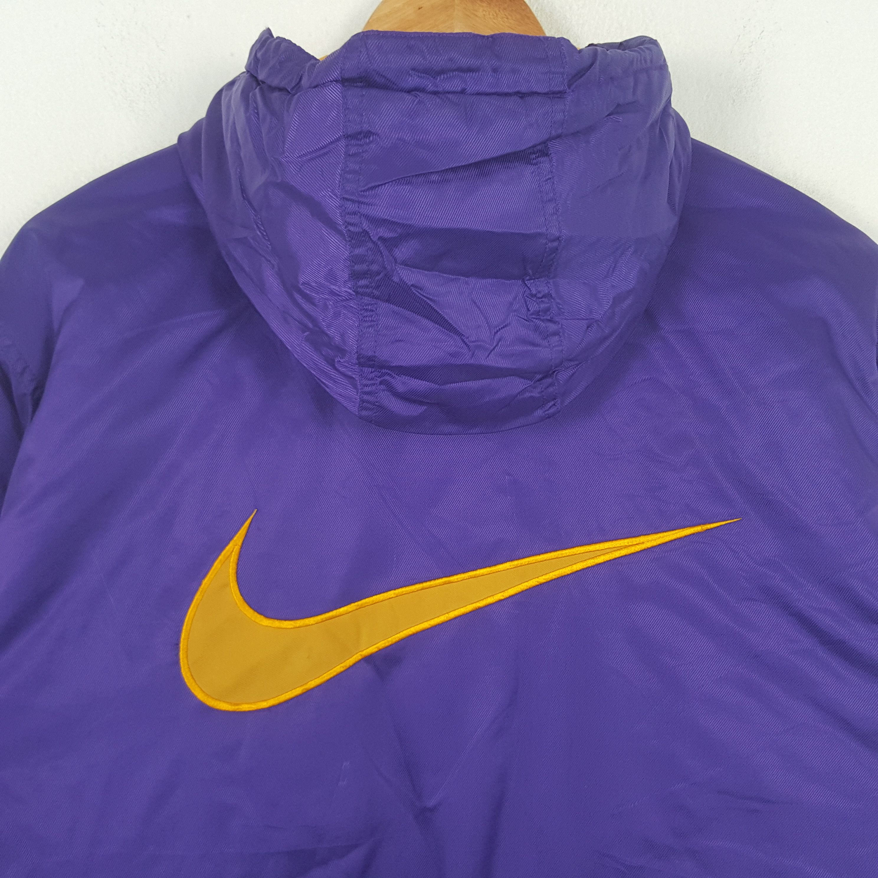 Nike × Vintage Vintage Nike Big Swoosh Outdoor Long Jacket C289N4 Size US L / EU 52-54 / 3 - 2 Thumbnail