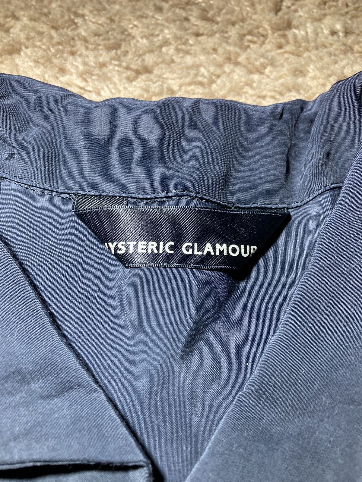 Hysteric Glamour SS89 Hysteric Glamour Love and Peace Bowling Shirt Camp 80s Size US M / EU 48-50 / 2 - 3 Thumbnail