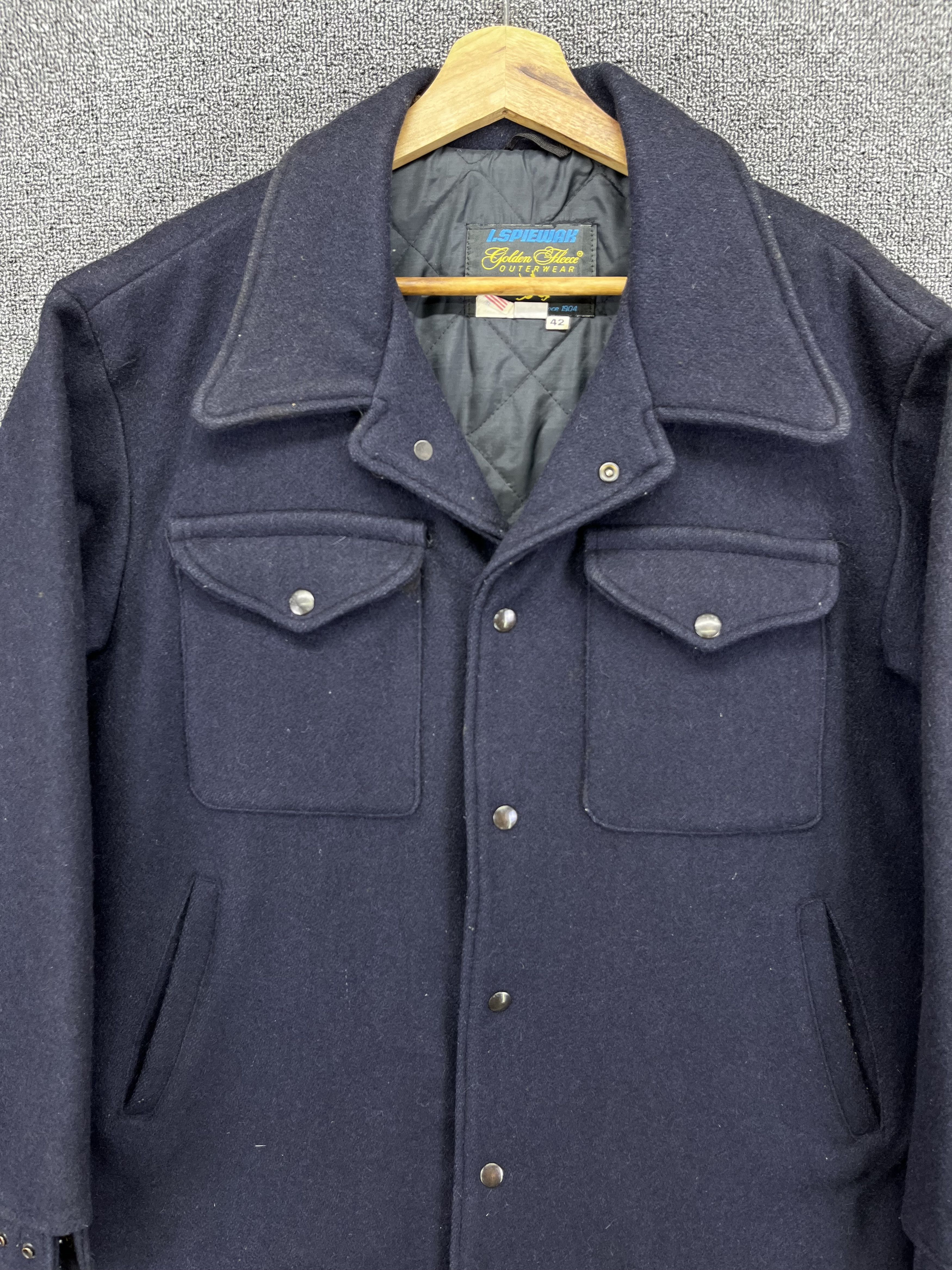 I. Spiewak And Sons Vintage I. Spiewak And Sons Rare Button Up Wool Jacket Size US M / EU 48-50 / 2 - 5 Thumbnail