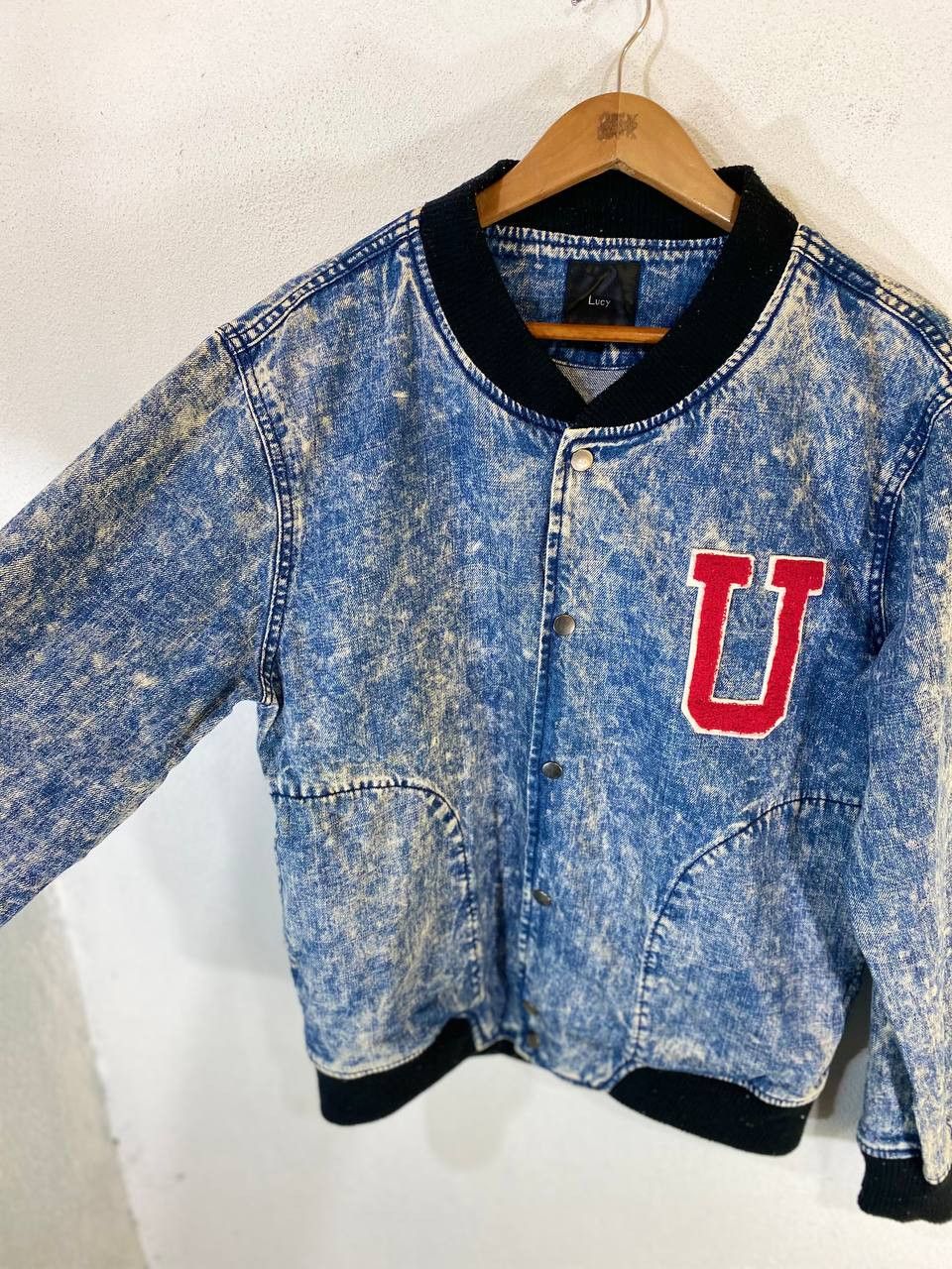 Japanese Brand vintage japanese brands denim varsity jacket style Size US M / EU 48-50 / 2 - 7 Thumbnail