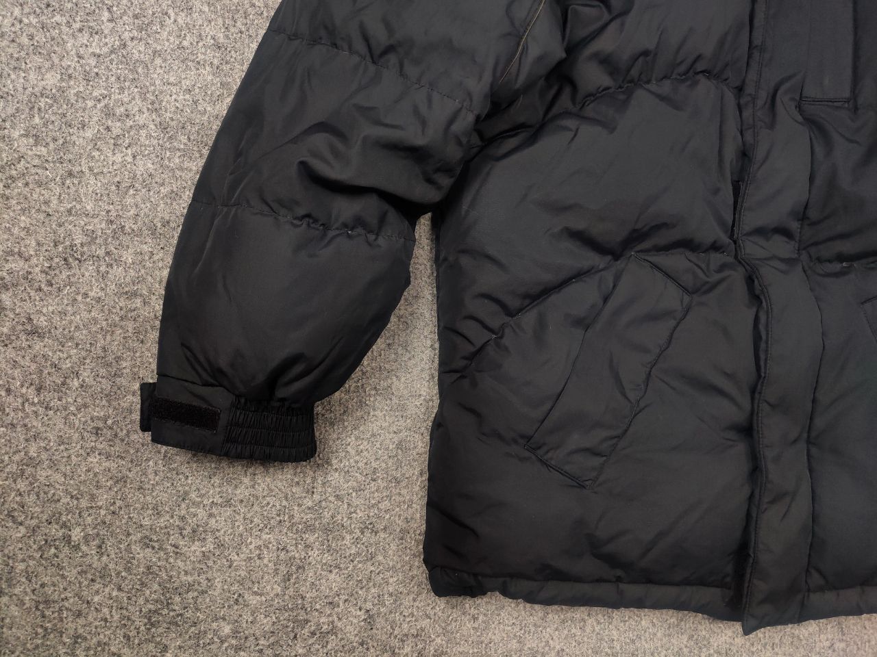 Nike 🔥 Vintage 90s Nike Logo Black puffy quilted Down Jacket Y2K Size US S / EU 44-46 / 1 - 6 Thumbnail