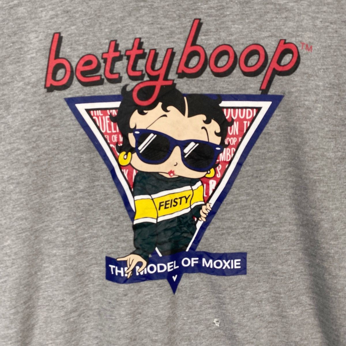 Vintage Vintage Betty Boop Printed Crewneck Sweatshirt Gray Size LL Size L / US 10 / IT 46 - 4 Thumbnail