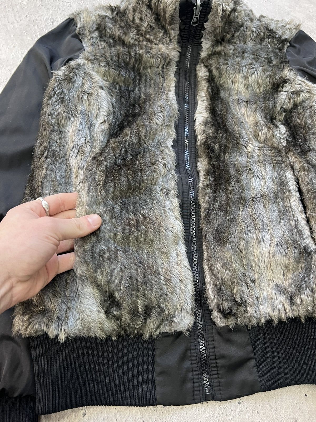 If Six Was Nine × Le Grande Bleu (L.G.B.) × Vintage HOOD COAT Vintage 70s Golden Fleece Bomber Military Jacket Size M / US 6-8 / IT 42-44 - 6 Thumbnail