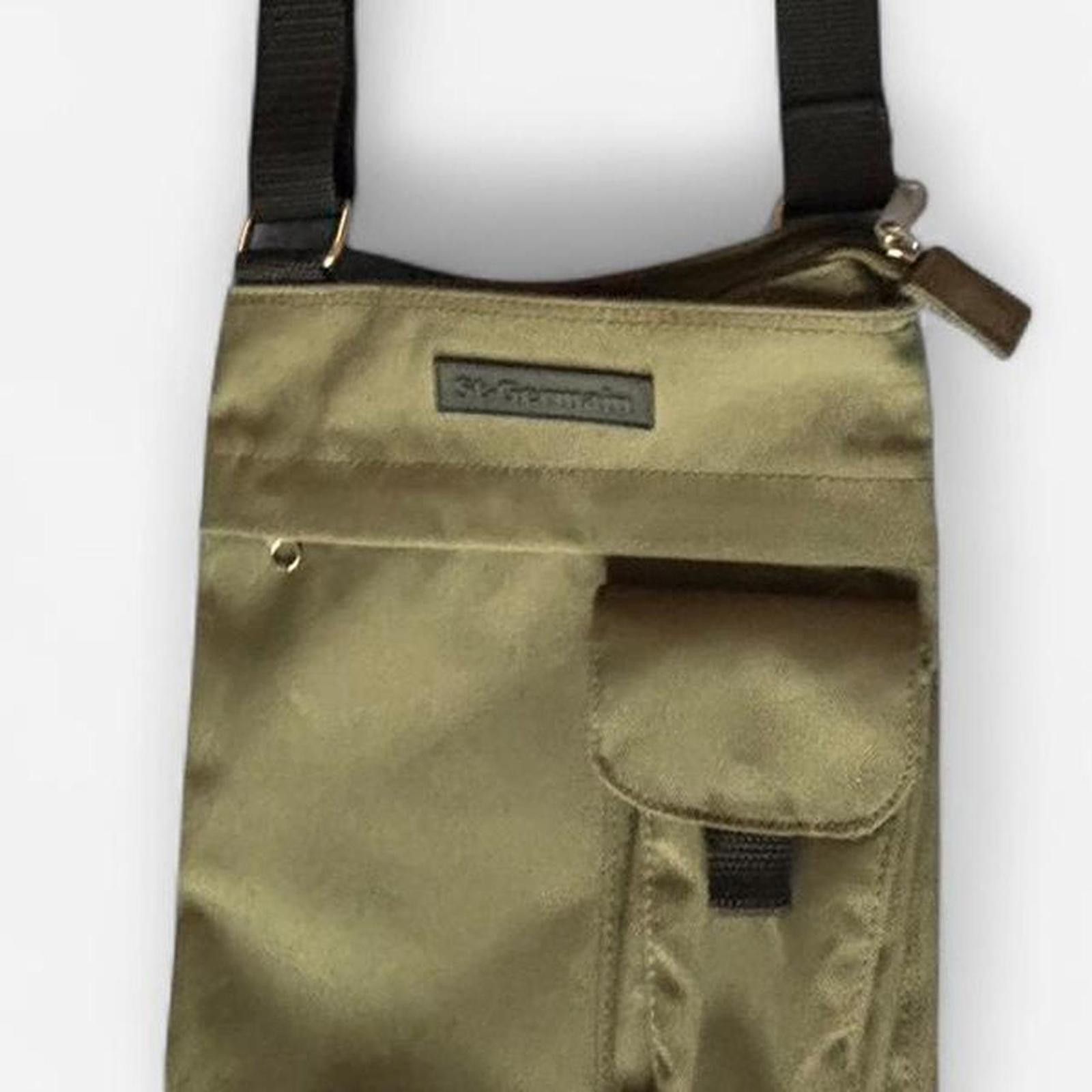 Designer St-Germain Tactical Crossbody Bag in Green, Men's