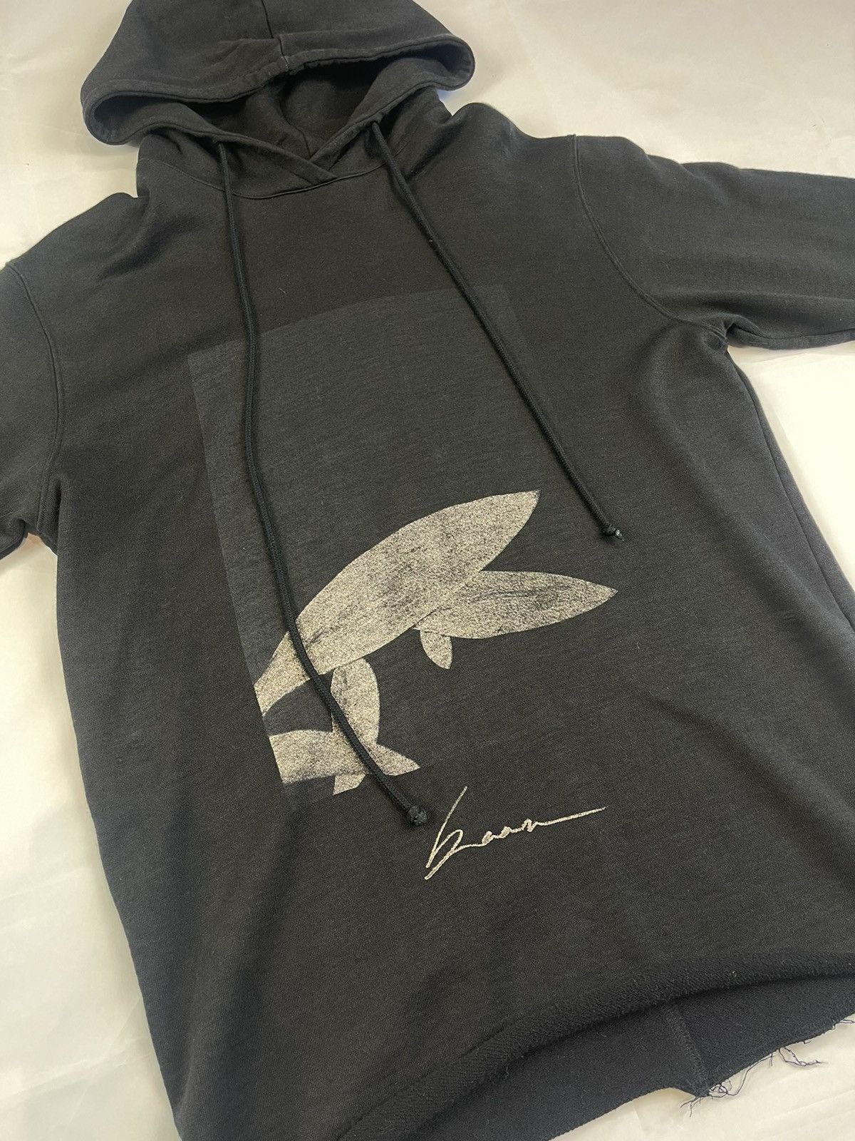Song For The Mute SS17 Beau Cropped Hoodie Size US M / EU 48-50 / 2 - 3 Thumbnail