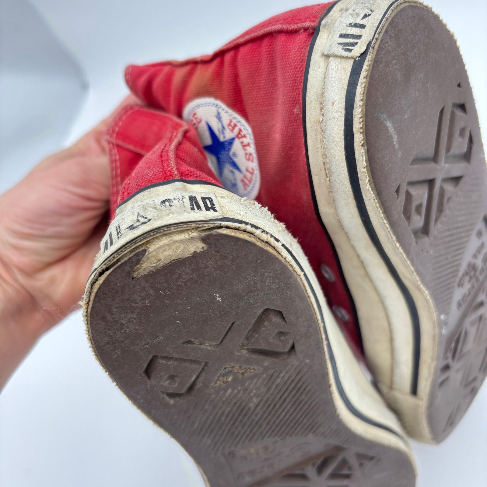Converse × Vintage Vintage 80s Converse Chuck Taylor All Star High Sneakers 6 Size US 6 / EU 39 - 11 Thumbnail