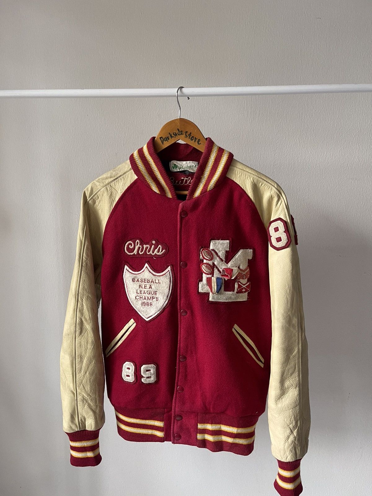 MLB × Vintage 1988 st.Louis Cardinals baseball MLB Varsity Jacket Size US L / EU 52-54 / 3 - 4 Thumbnail