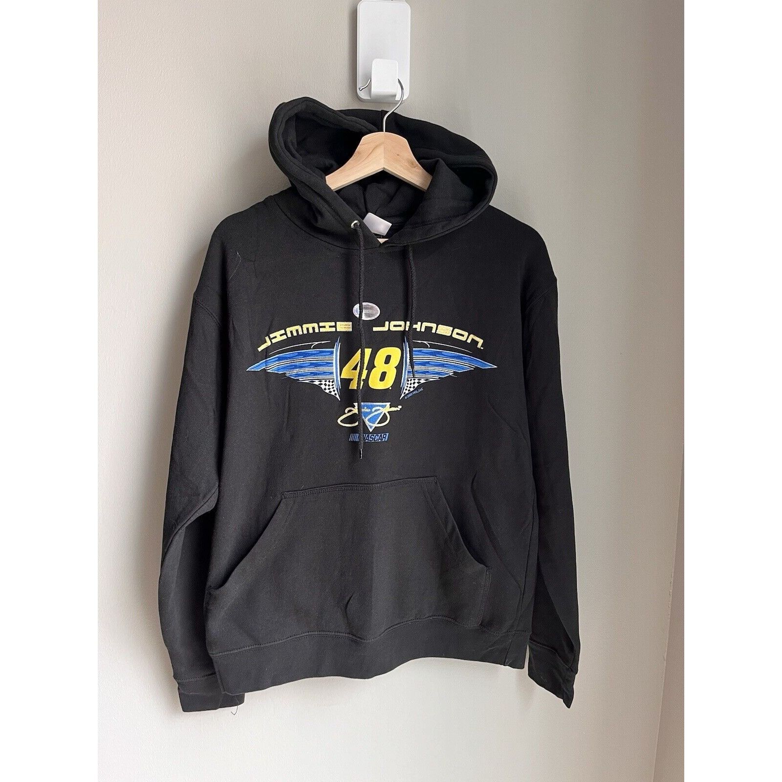 NASCAR VINTAGE NASCAR RACING JIMMIE JOHNSON 48 HOODIE SIZE M 90S Size US M / EU 48-50 / 2 - 1 Thumbnail