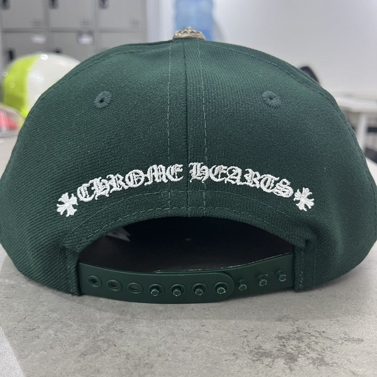 Chrome Hearts Chrome Hearts ESSENTIALS LA BASEBALL CAP Forest Green Size ONE SIZE - 3 Thumbnail