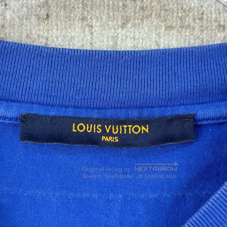 Louis Vuitton Louis Vuitton FW22 Solid Embossed Logo Crew Neck Short Sle Size US S / EU 44-46 / 1 - 3 Thumbnail