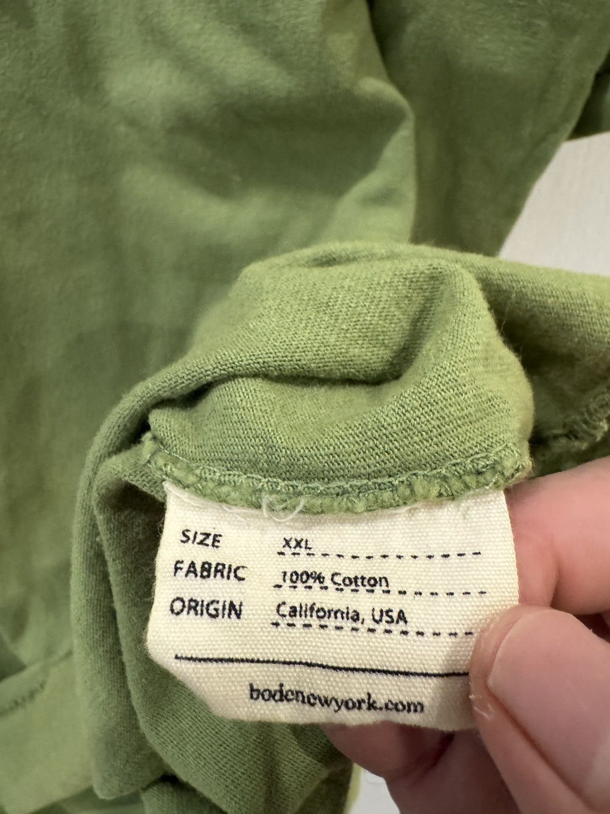 Bode Bode Green Rickrack Namesack T- Shirt Size US XXL / EU 58 / 5 - 5 Thumbnail