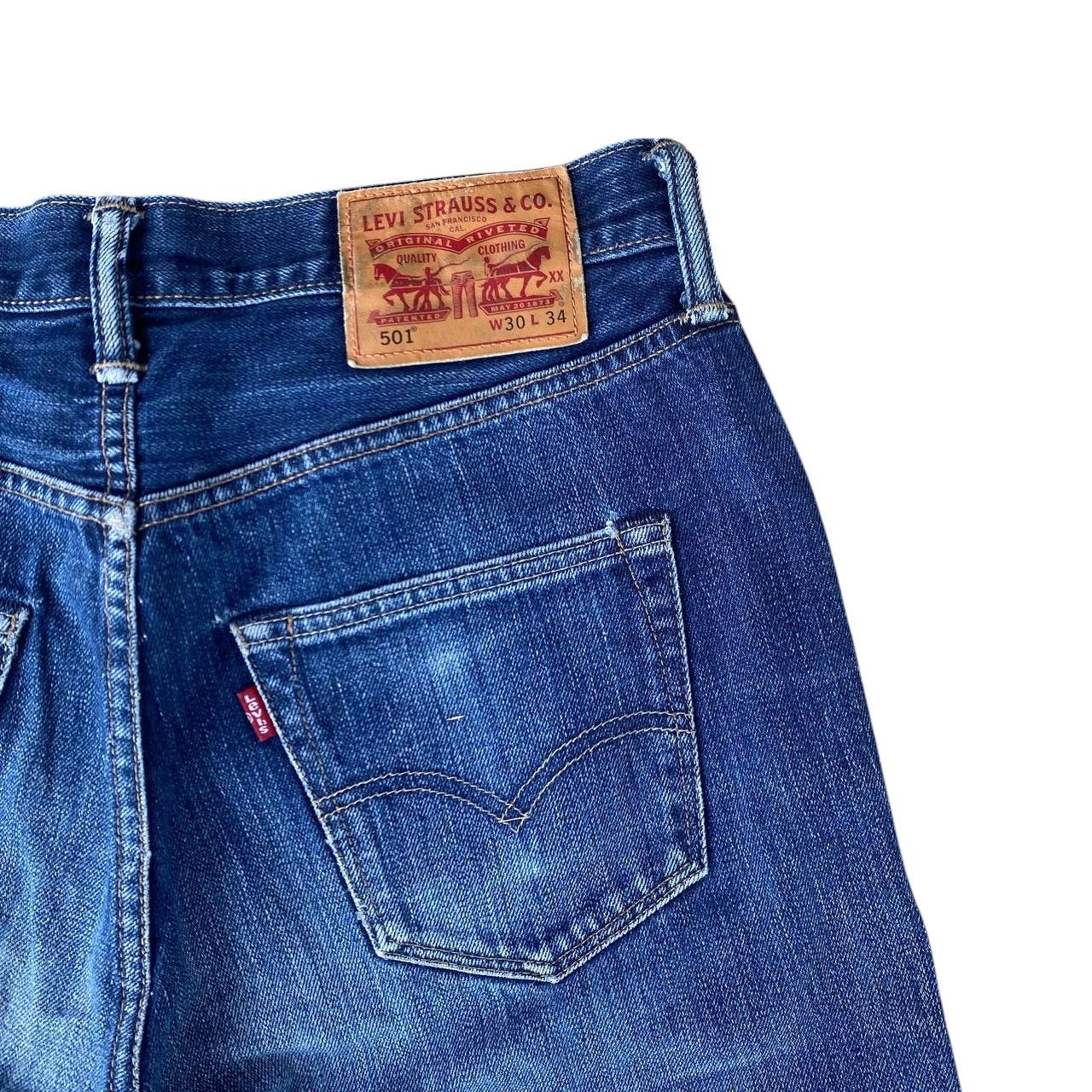 Levi's Vintage Clothing W30X30 VINTAGE LEVIS 501 FADED BLUE Size US 30 / EU 46 - 12 Thumbnail