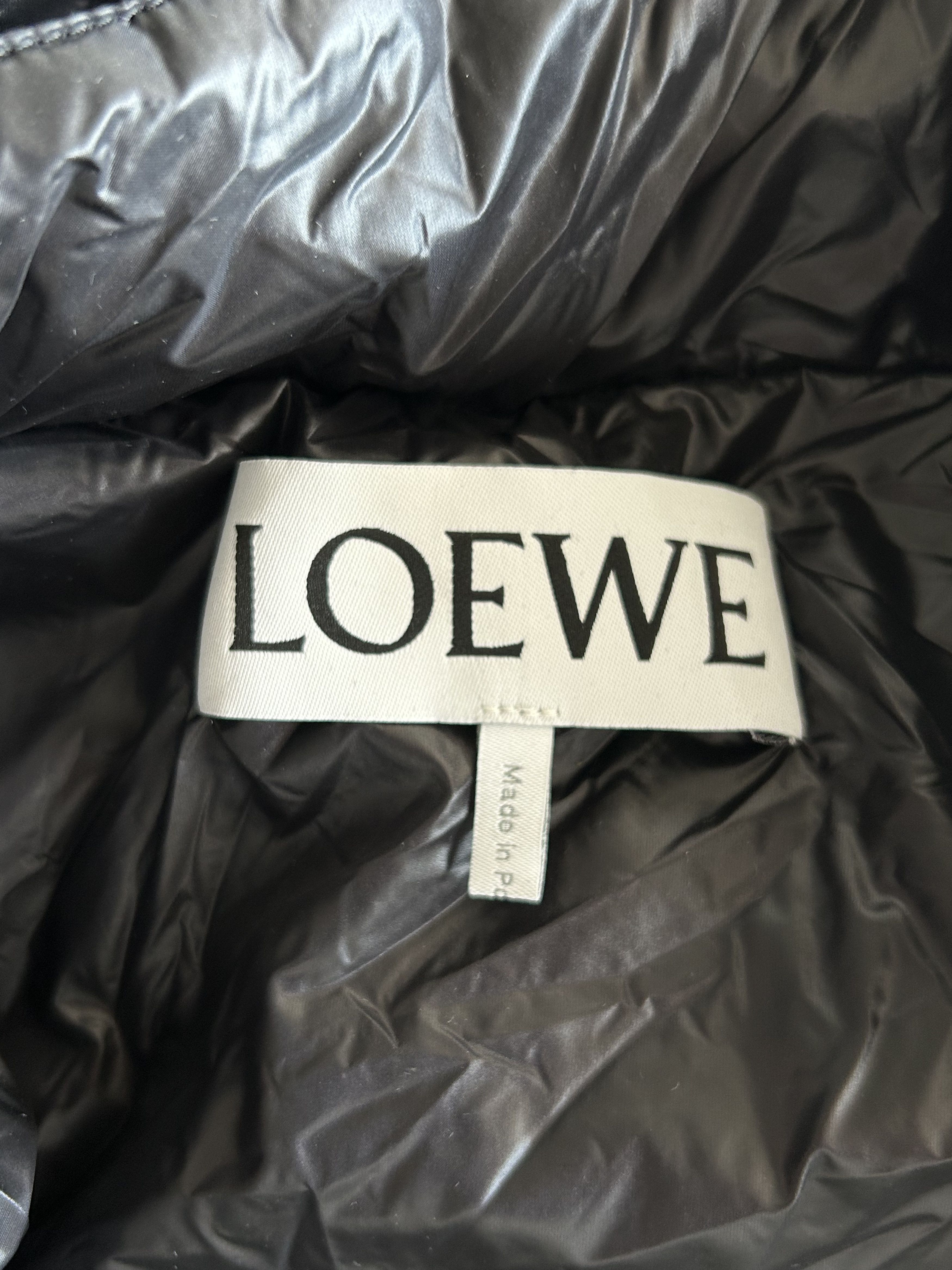 Loewe Loewe Black Anagram Padded Jacket Size US XL / EU 56 / 4 - 3 Thumbnail