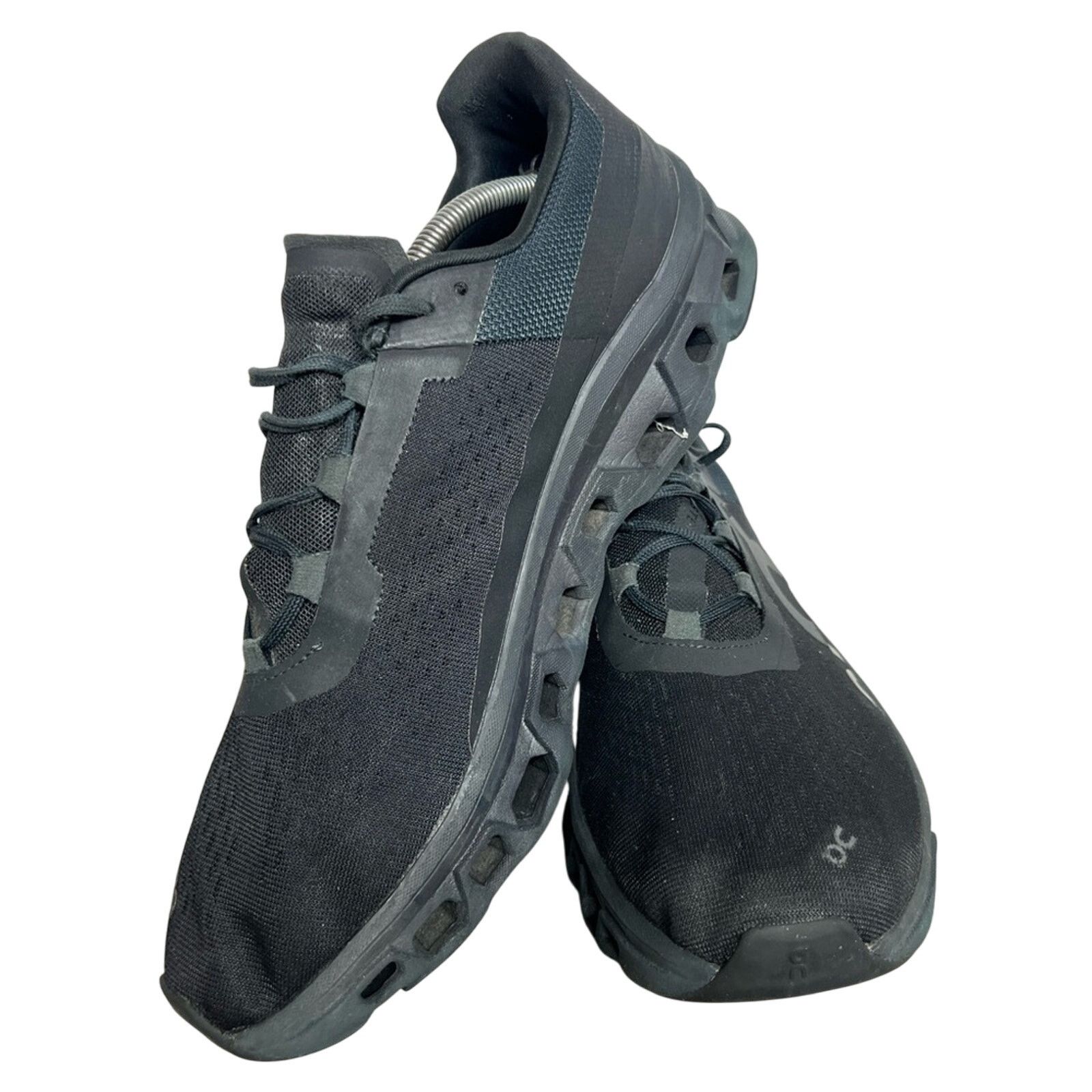 On On Cloud Monster Shoes Mens 12.5 Black Running Sneakers Size US 12.5 / EU 45-46 - 3 Thumbnail