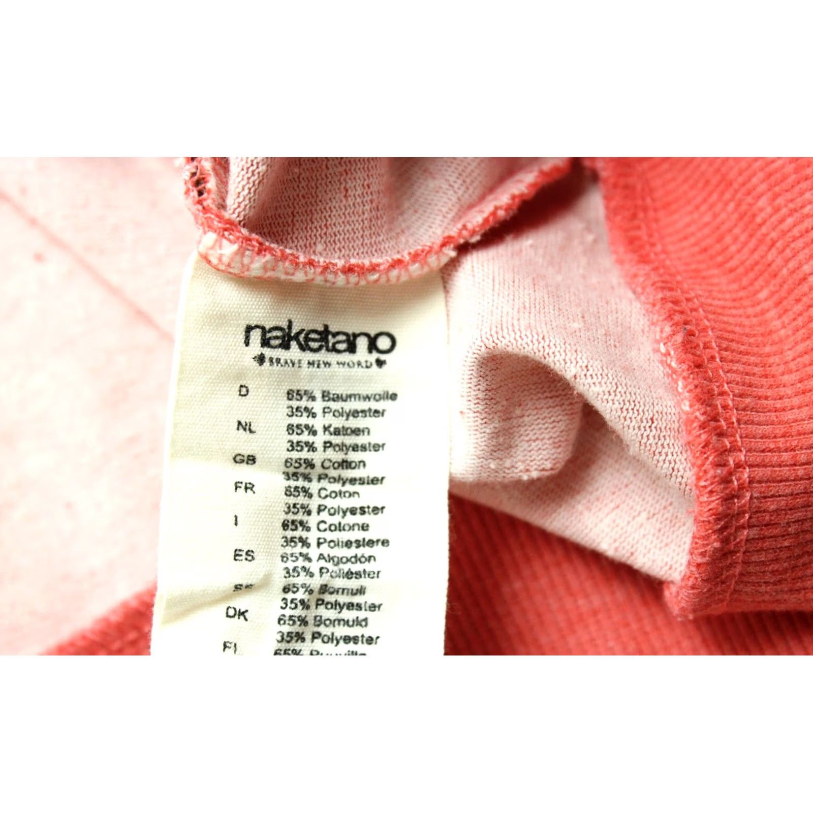 Vintage Naketano Hoodie Women Large Zipper Pockets Pattern Purple Size L / US 10 / IT 46 - 8 Thumbnail