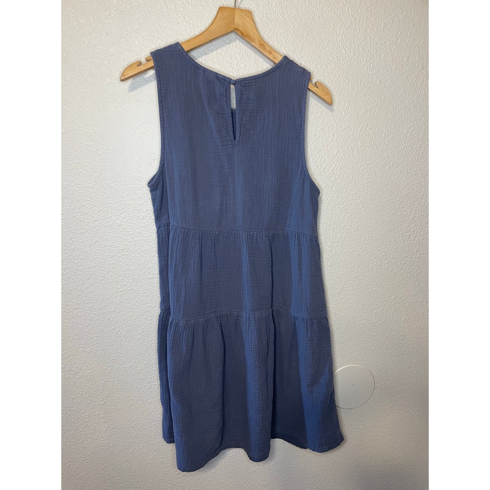 Other Universal Thread Cotton Tank Tiered Navy Blur Mini Dress Sm Size S / US 4 / IT 40 - 3 Thumbnail