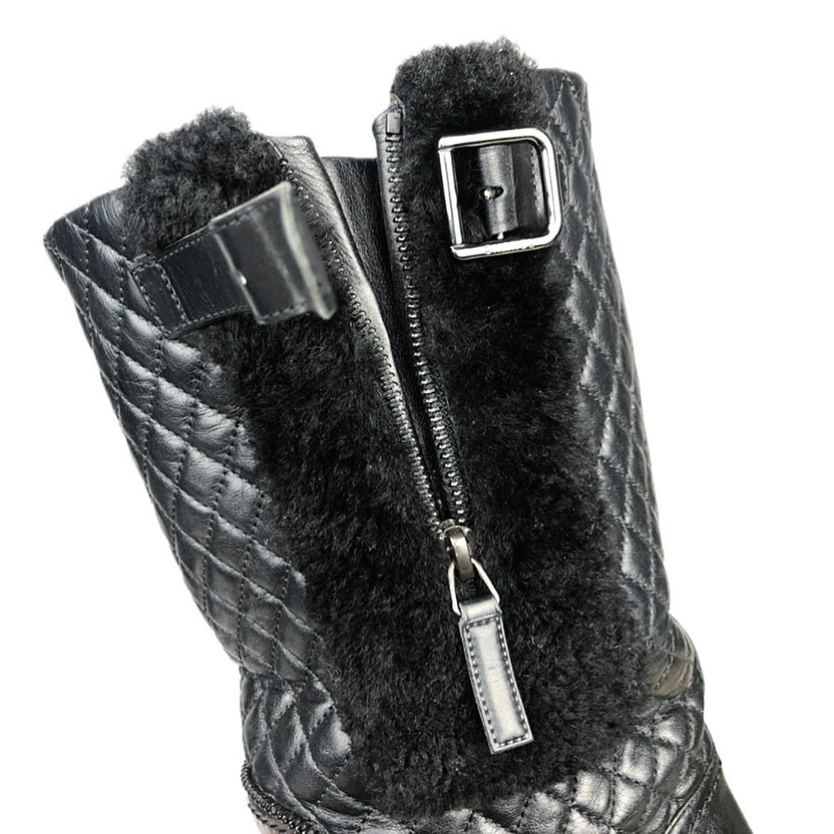 Chanel Chanel Karl Lagerfeld moto boots Size US 9 / IT 39 - 8 Thumbnail