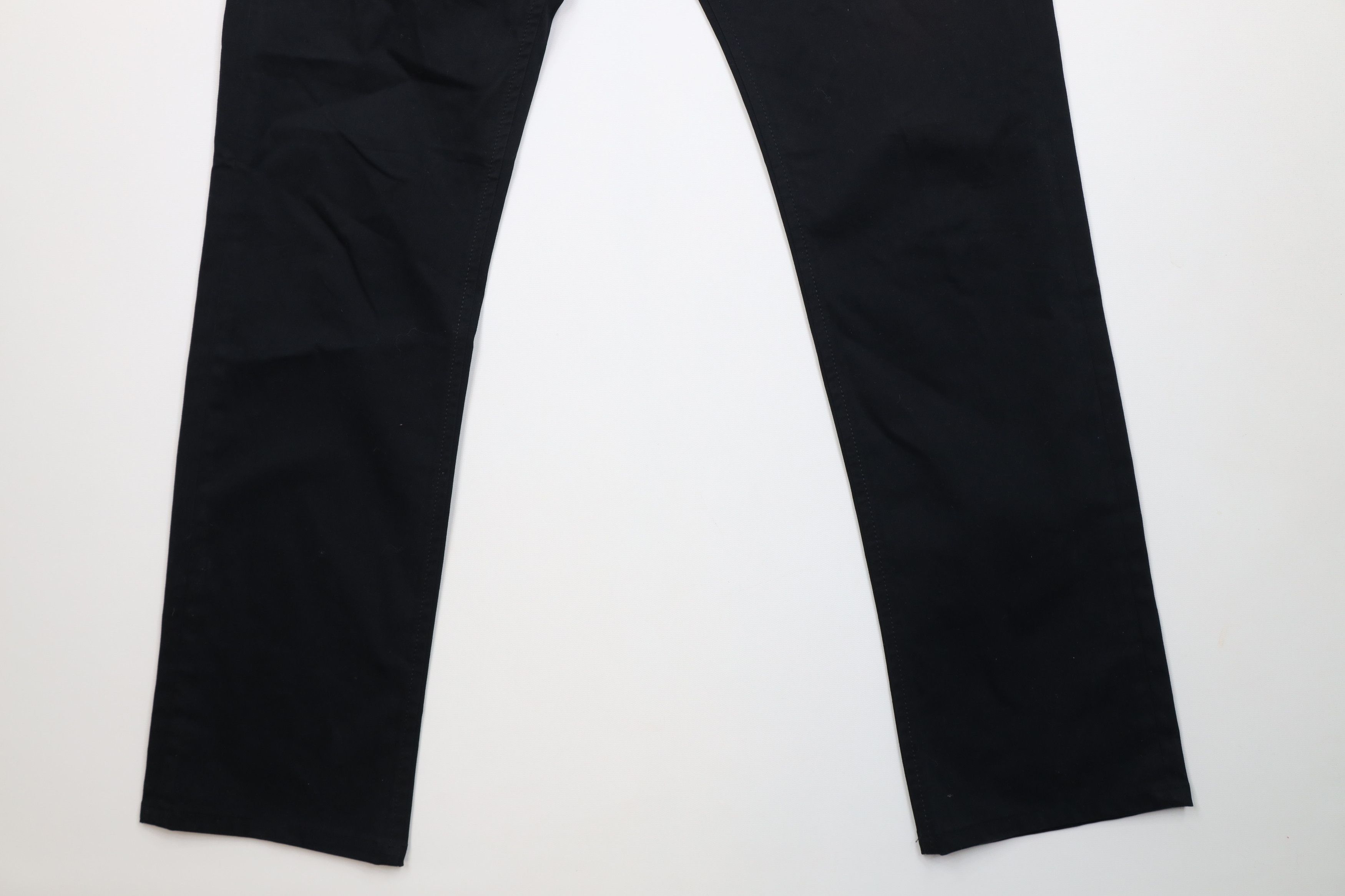 Moschino Moschino Flat Front Stretch Straight Leg Chino Pants Black Size US 32 / EU 48 - 4 Thumbnail