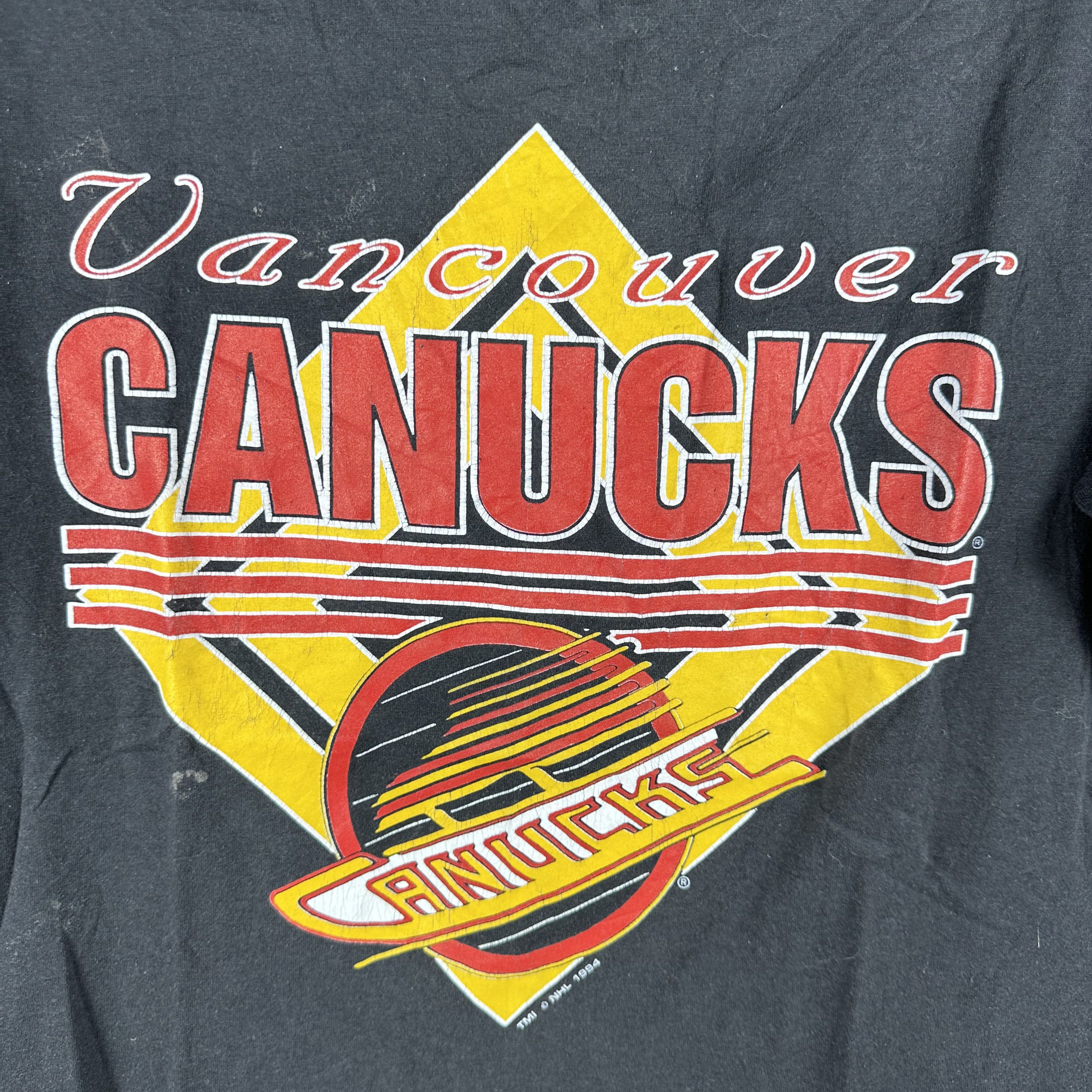 Vintage ​Vintage 1994 Vancouver Canucks Hockey NHL​ T-shirt Size US L / EU 52-54 / 3 - 2 Thumbnail