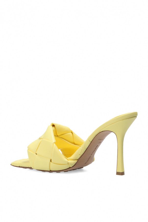 Bottega Veneta o1loc1c0824 608854 Lido Mules in Light Yellow Size US 6.5 / IT 36.5 - 4 Thumbnail