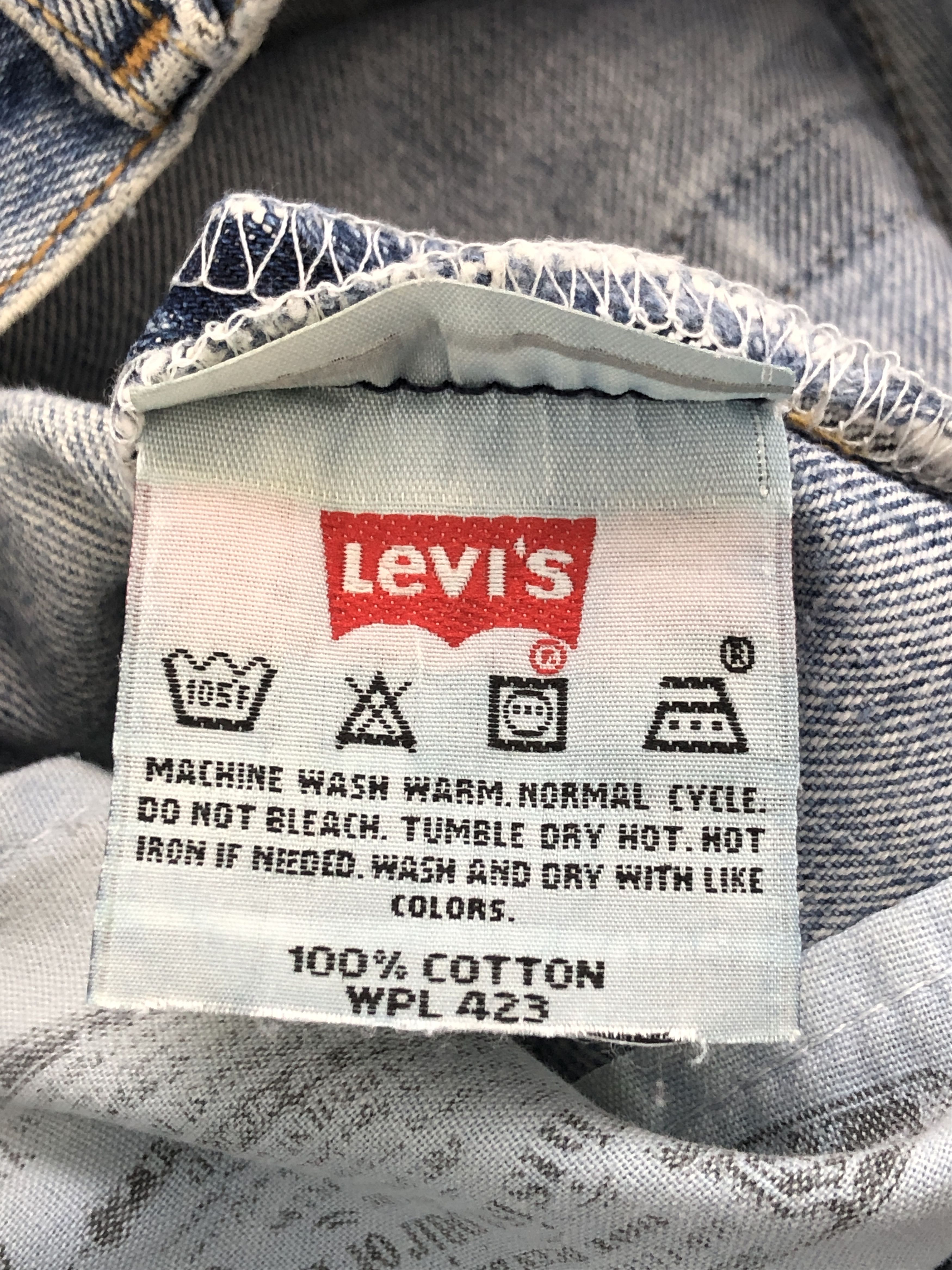 Levi's × Vintage Disressed Vintage Levis 501 Faded Blue Jeans Size US 28 / EU 44 - 7 Thumbnail