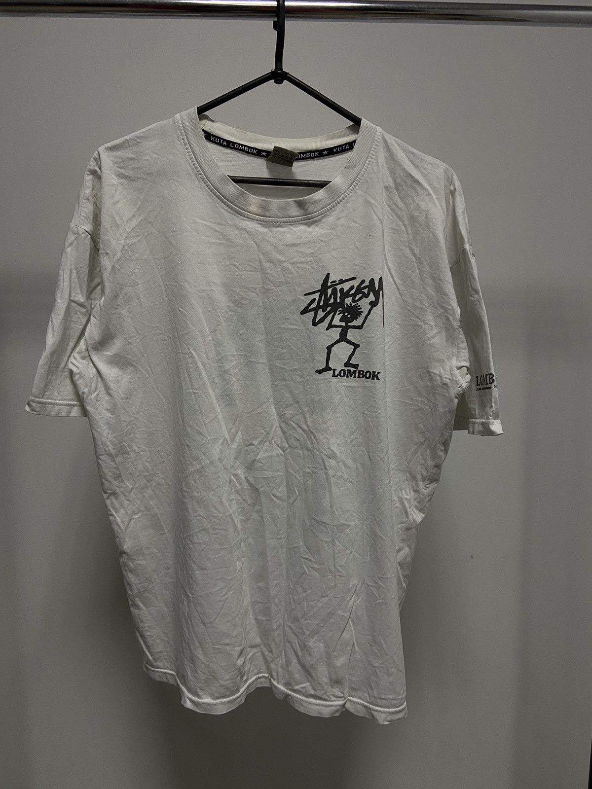 Stussy × Vintage Stussy kuta Lombok T-shirt Vintage big Logo stickman Size US L / EU 52-54 / 3 - 2 Thumbnail