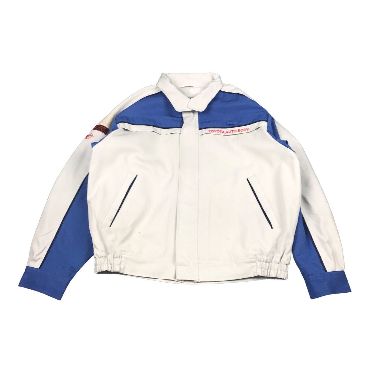 Japanese Brand VINTAGE TOYOTA AUTO BODY WORK UNIFORM JACKET | Grailed