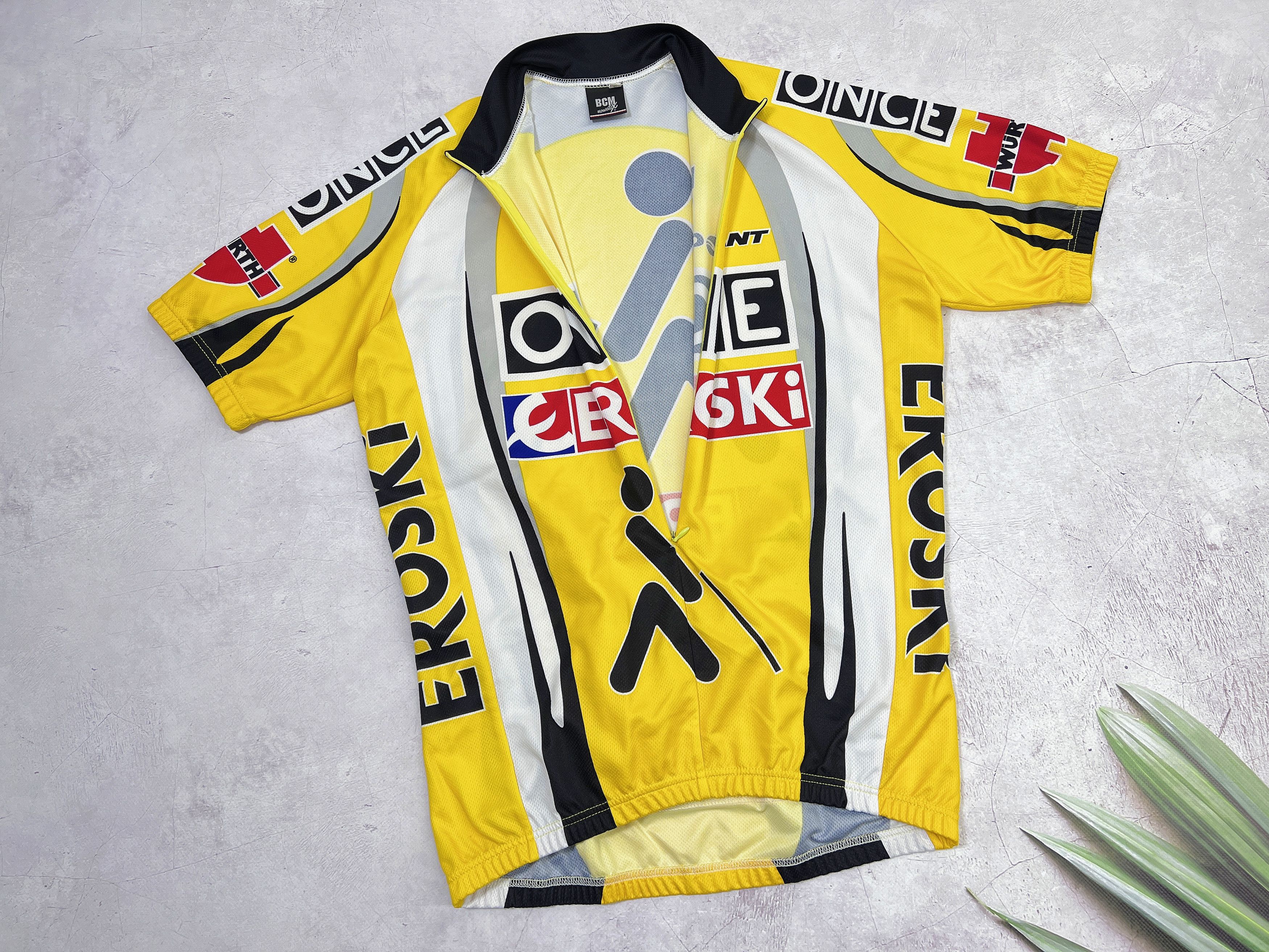 Sports Specialties × Vintage BMC Once Eroski Cycling Jersey Giant 3/4 zip Size US M / EU 48-50 / 2 - 4 Thumbnail
