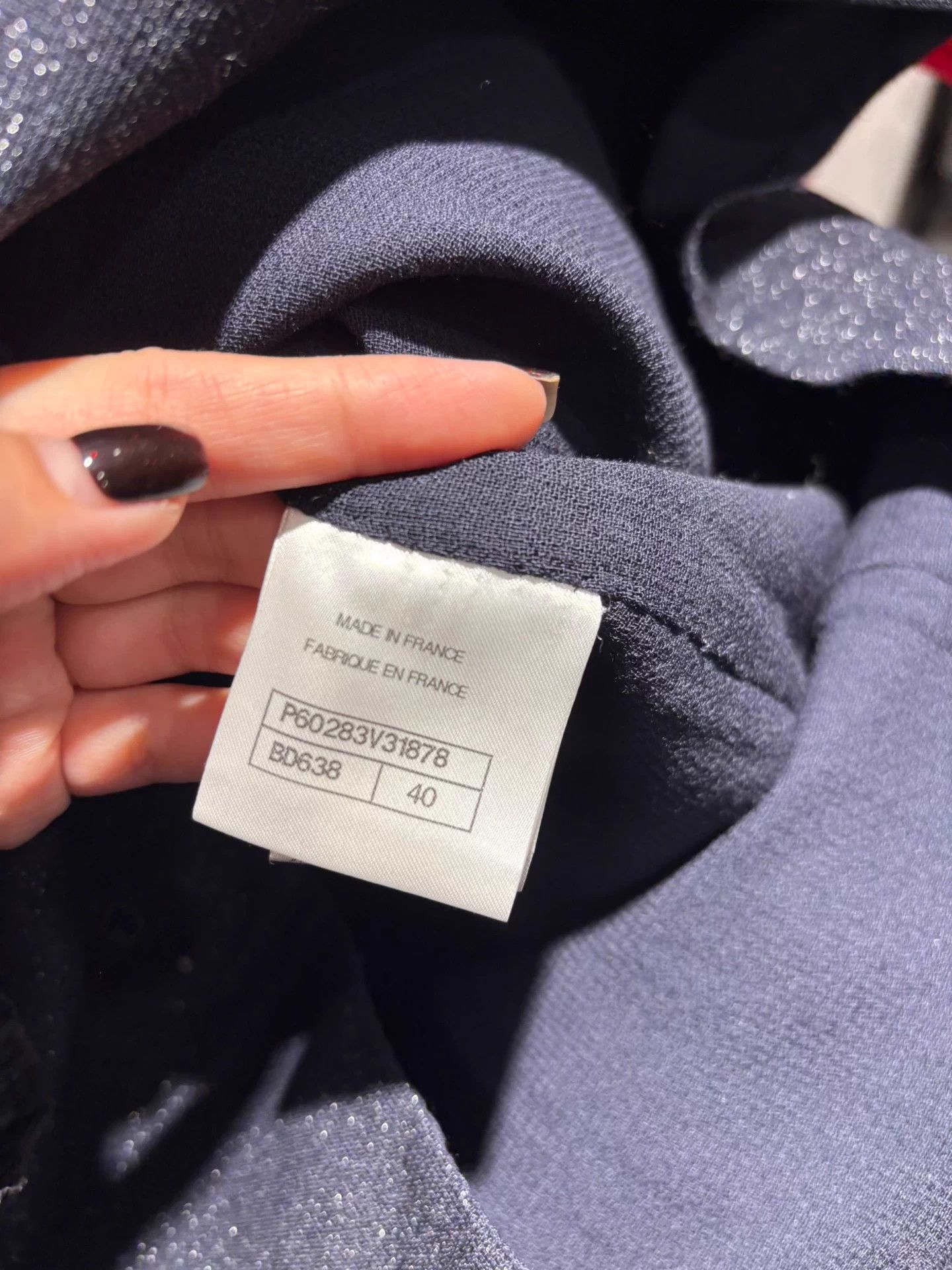 Chanel Chanel Cruise Navy Shimmer Blazer Dress Women's 40 Size M / US 6-8 / IT 42-44 - 5 Thumbnail