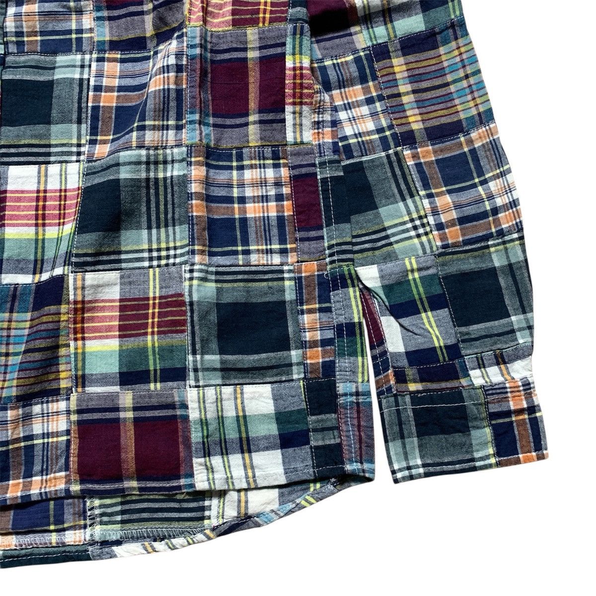 Japanese Brand Thruxton Plaid Patchwork Sugar Cane Inspired Flanel Shirt Size US M / EU 48-50 / 2 - 5 Thumbnail