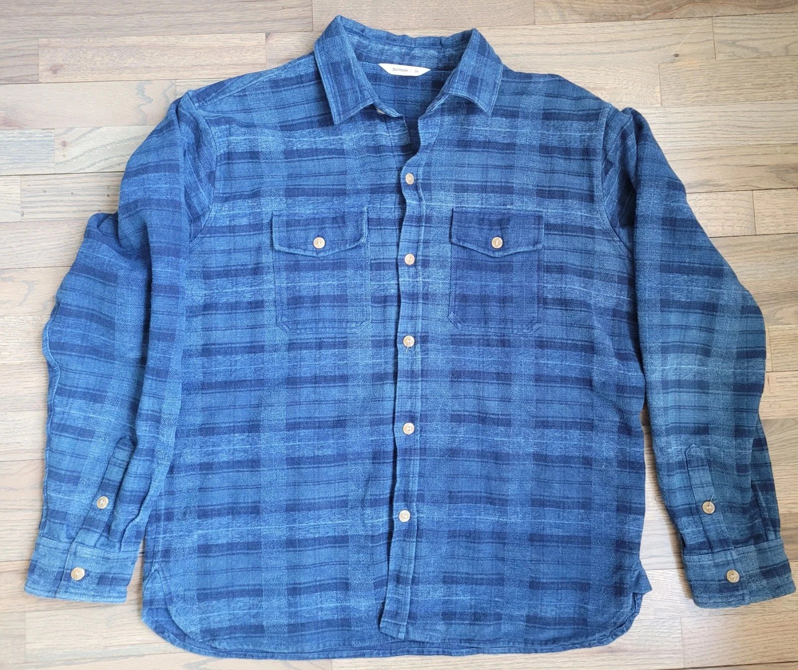 3sixteen 3sixteen overdyed indigo utility shirt - XXL (fits XL) Size US XXL / EU 58 / 5 - 1 Thumbnail