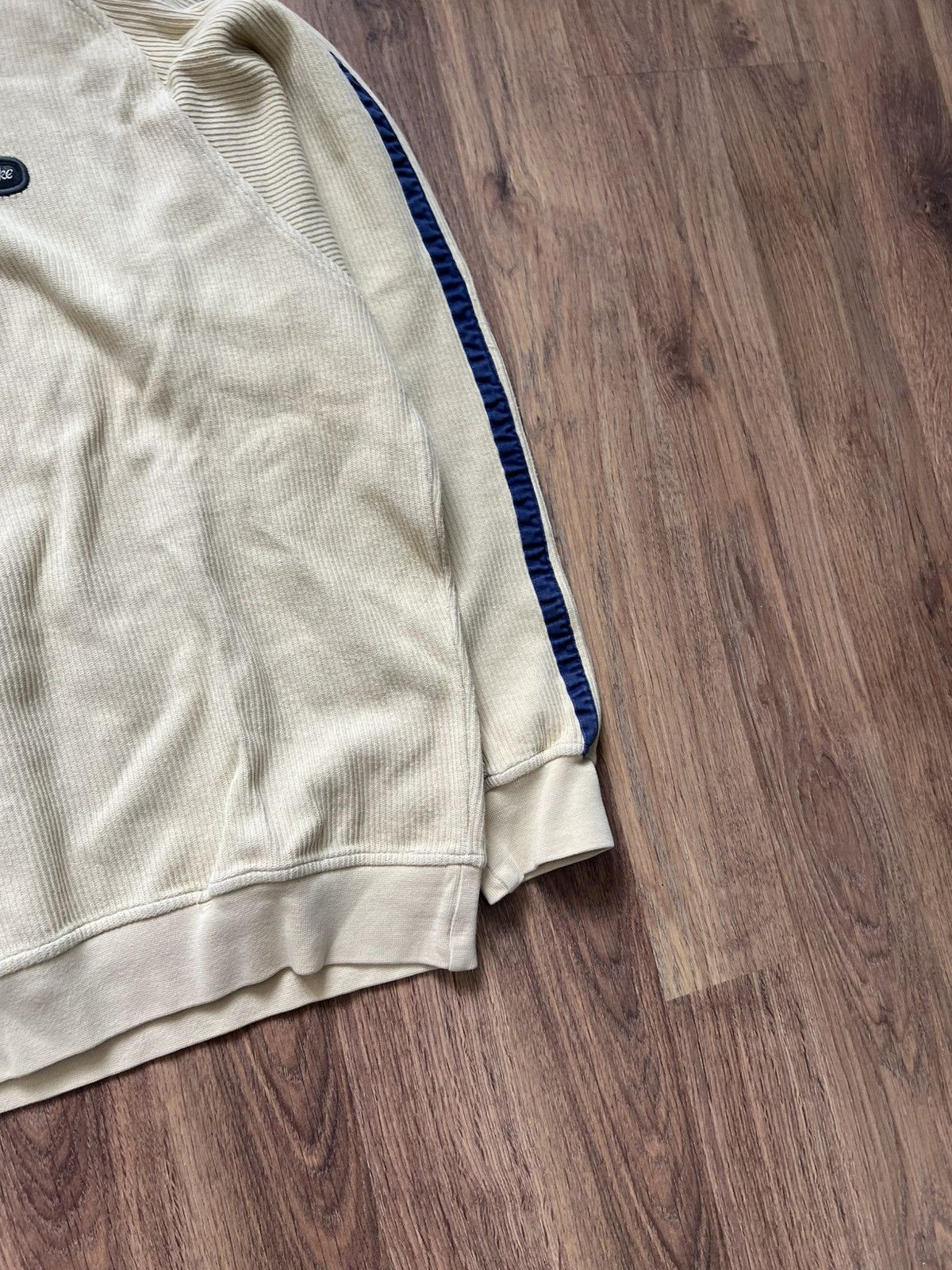 Nike Nike Beige Ribbed Crewneck Size US L / EU 52-54 / 3 - 3 Thumbnail