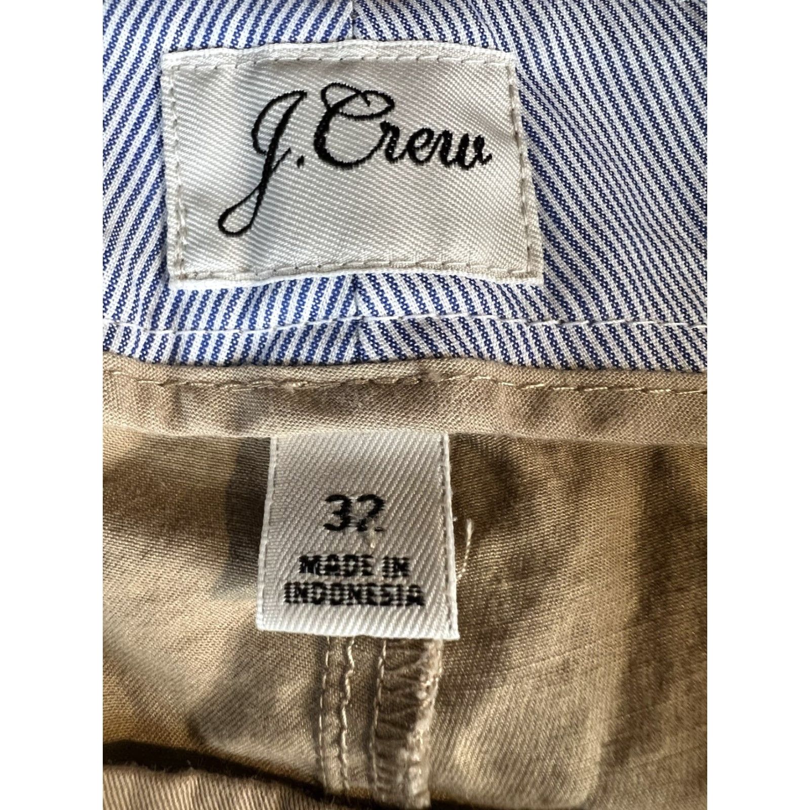 J.Crew J.Crew Slim Boyfriend Chino Pants Women's Size 32 Beige Preppy Casual Boyfriend Slim Chino Pants Womens, 32, Beige, Preppy, Casual, Chino, Pants Size 24" / US 00 / IT 34 - 6 Thumbnail