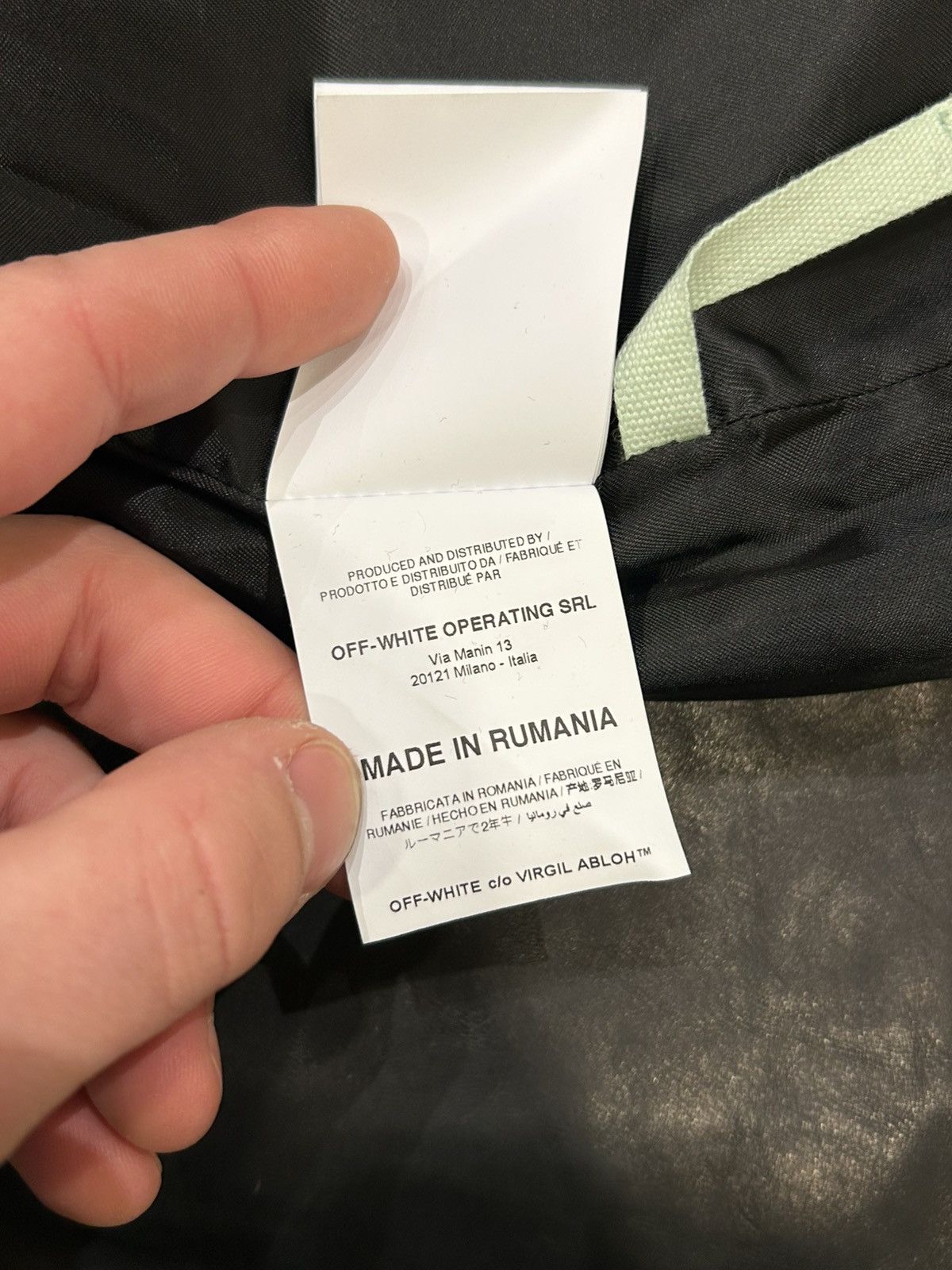 Off-White Off-White Blurred Logo Leather Trench Coat Size US L / EU 52-54 / 3 - 10 Thumbnail