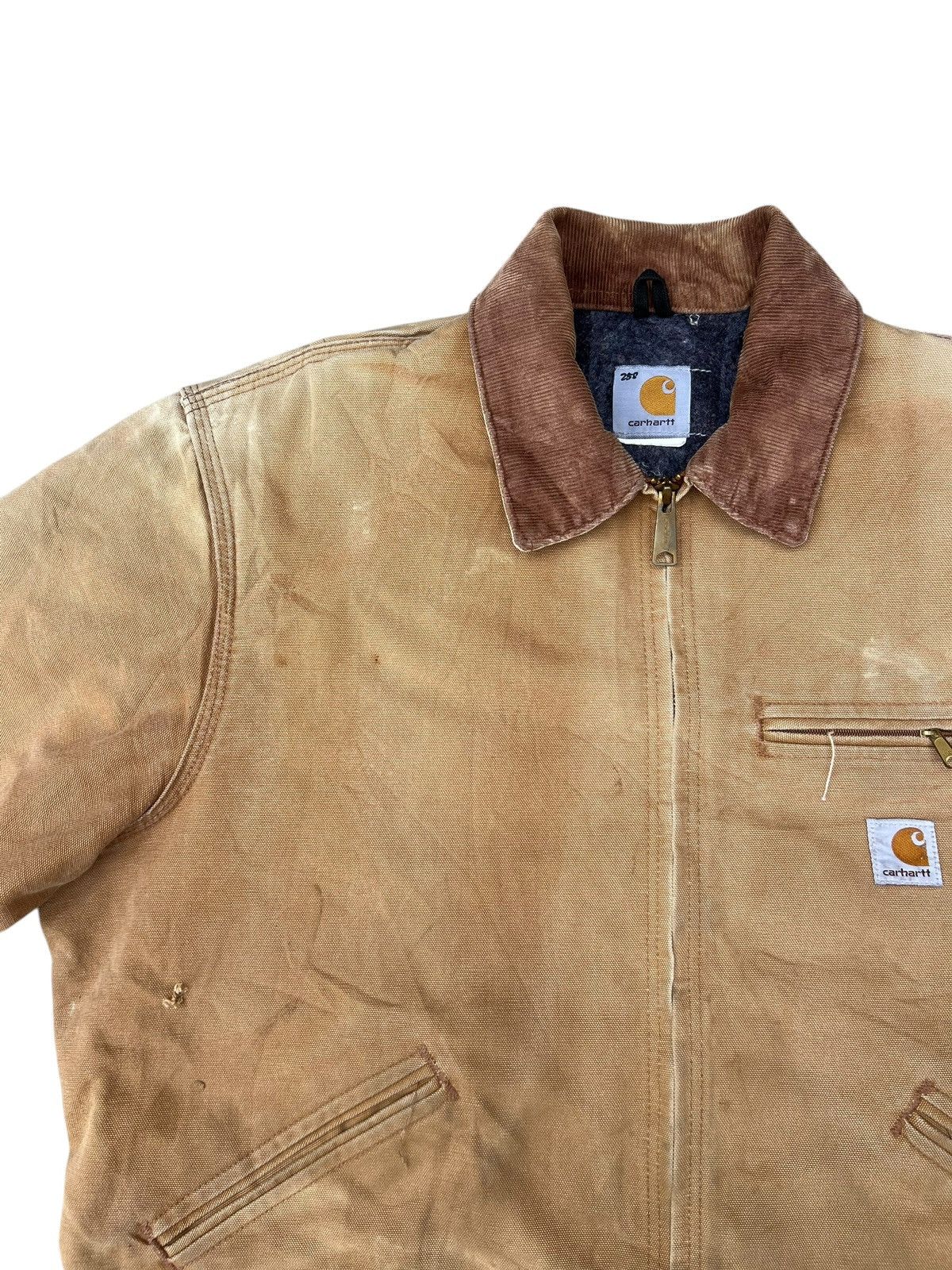 Carhartt Distressed 90s Carhartt Detroit Blanket Lined Senim Jacket Size US L / EU 52-54 / 3 - 6 Thumbnail