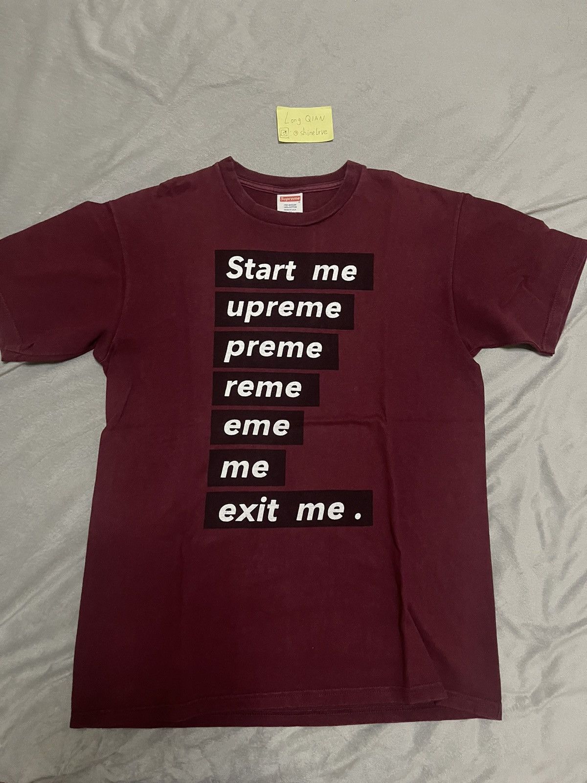 Supreme Supreme vintage bamn start me tee Size US M / EU 48-50 / 2 - 1 Thumbnail