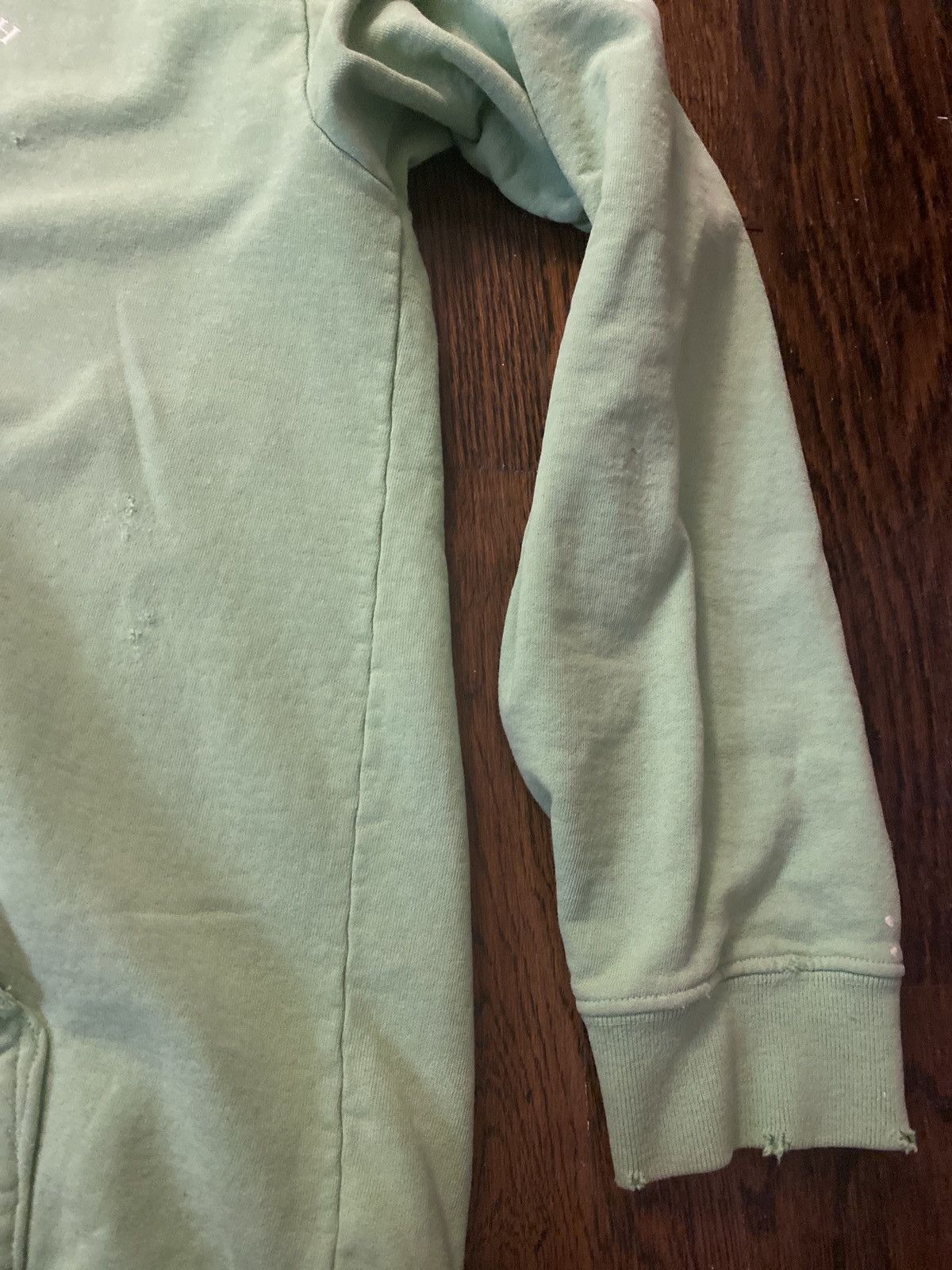 Dover Street Market Sporty & Rich Hand Distressed Hoodie Size XL Size US XL / EU 56 / 4 - 6 Thumbnail