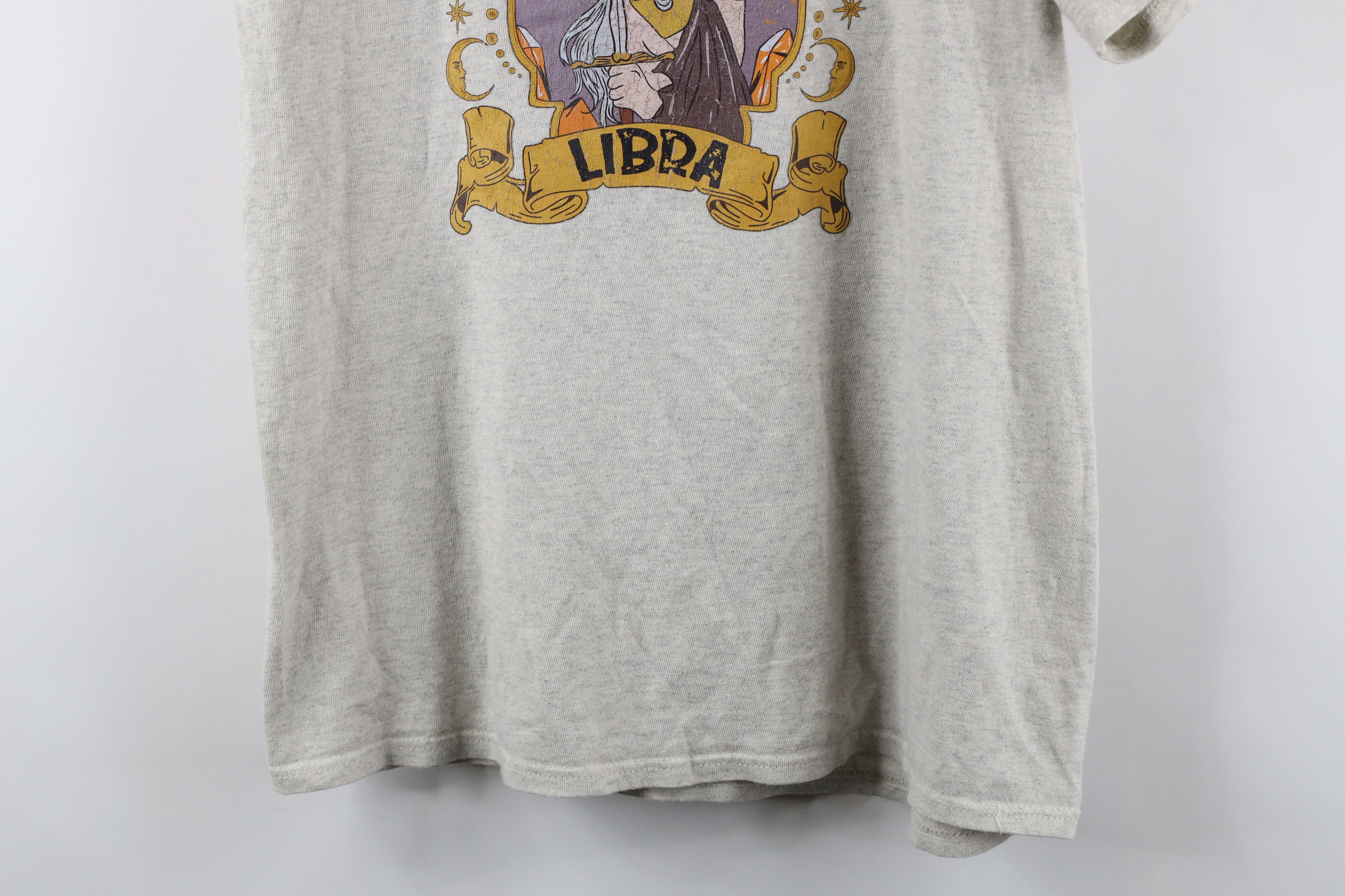 Vintage Vintage 90s Streetwear Libra Horoscope Sign T-Shirt Size M / US 6-8 / IT 42-44 - 3 Thumbnail
