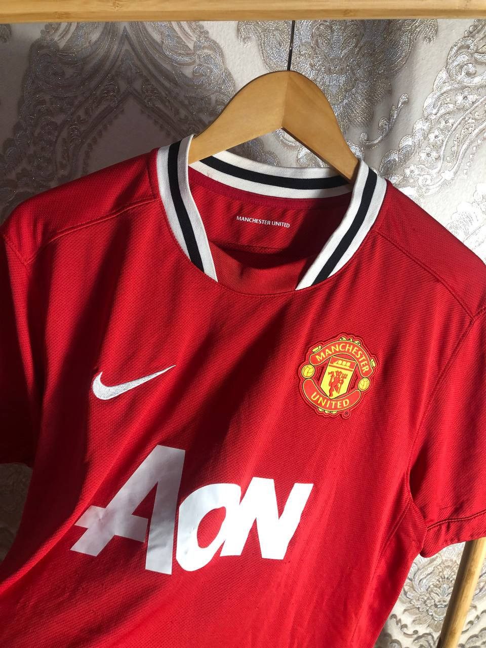 Nike × Vintage VERY RARE NIKE FC MANCHESTER UNITED ENGLAND SOCCER JERSEY Size US XL / EU 56 / 4 - 5 Thumbnail