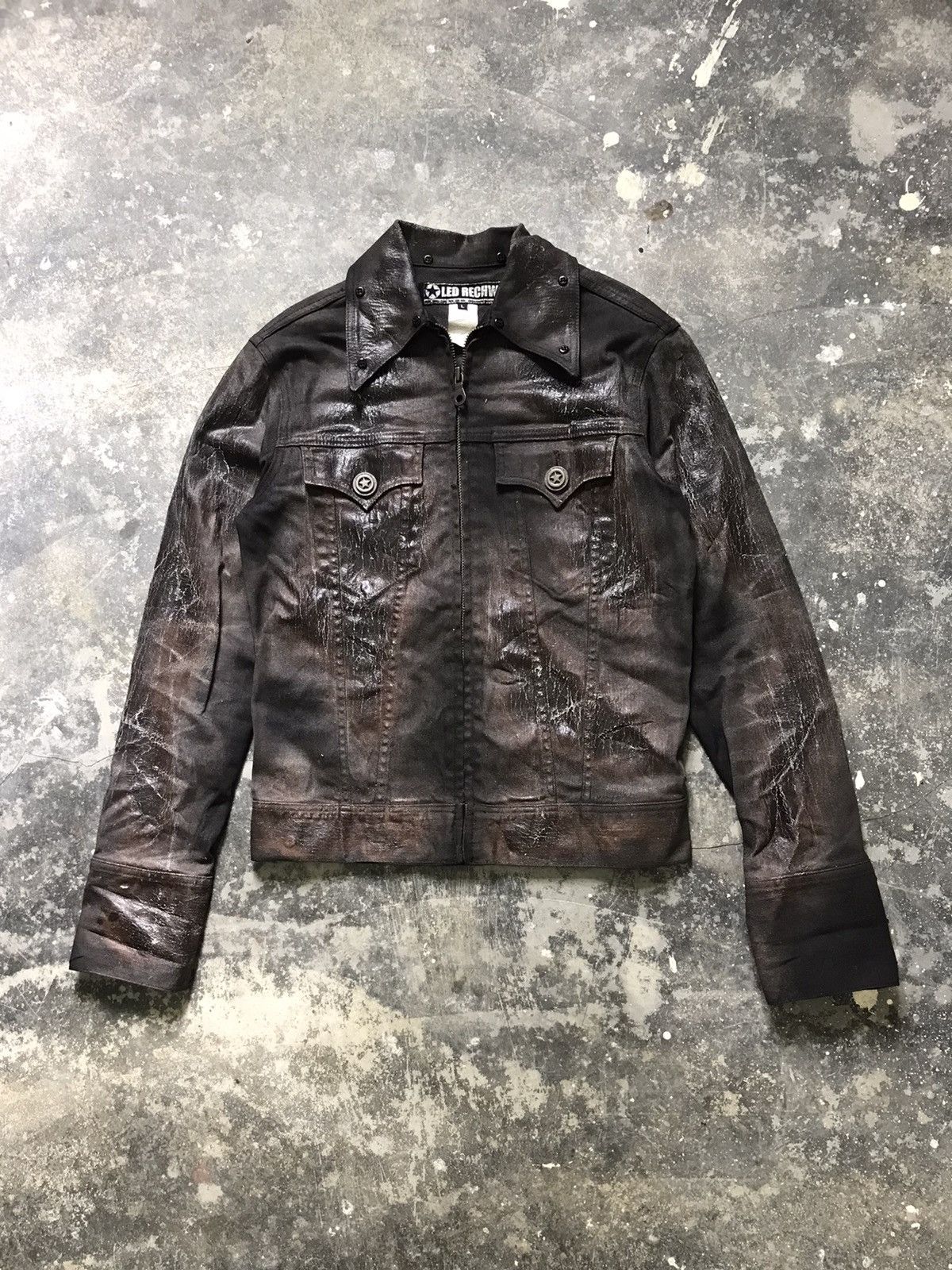 Archival Clothing × Biker Jeans × Japanese Brand Led Rechwe Bikers 